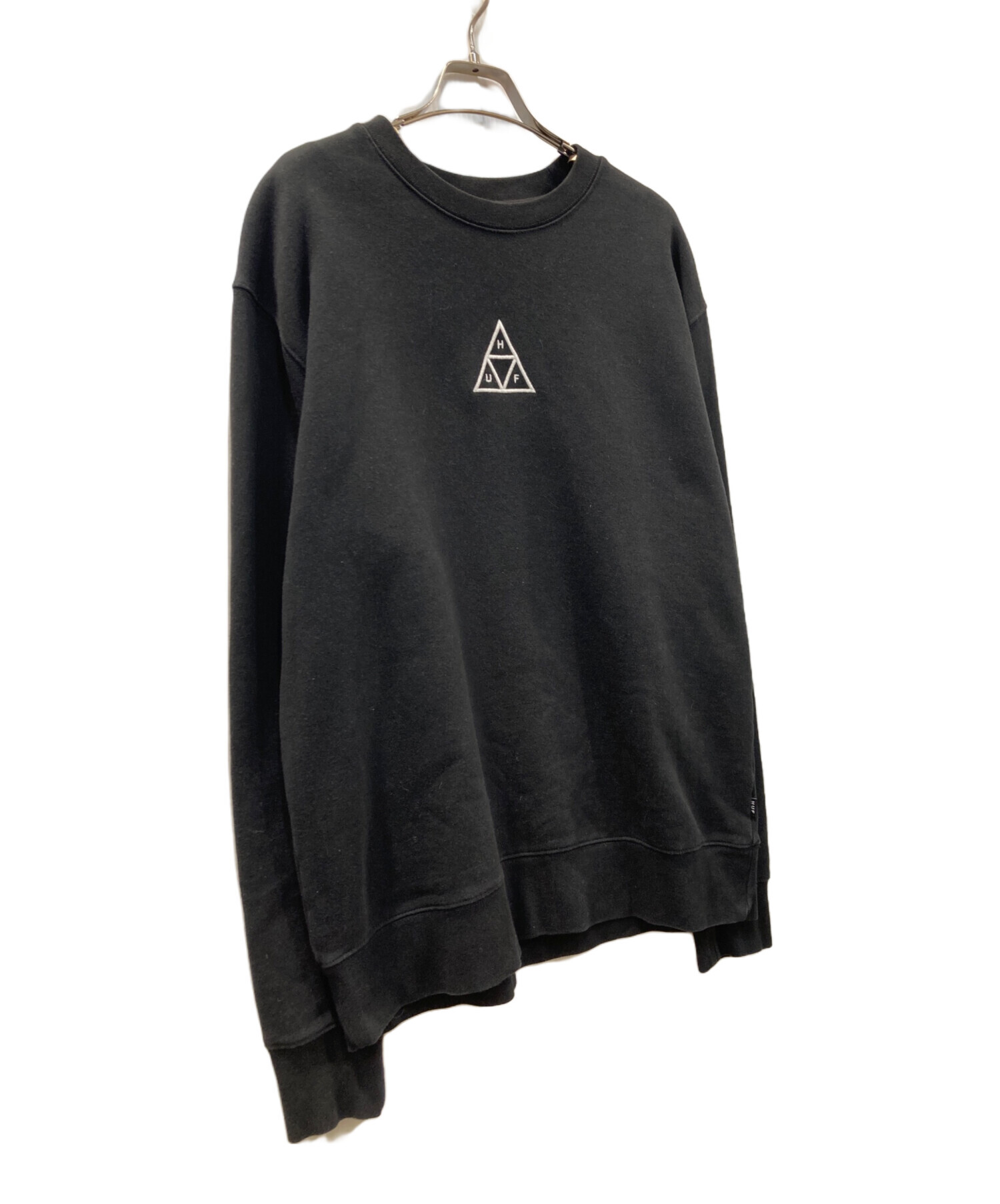 中古・古着通販】HUF (ハフ) スウェット ブラック サイズ:L｜ブランド 