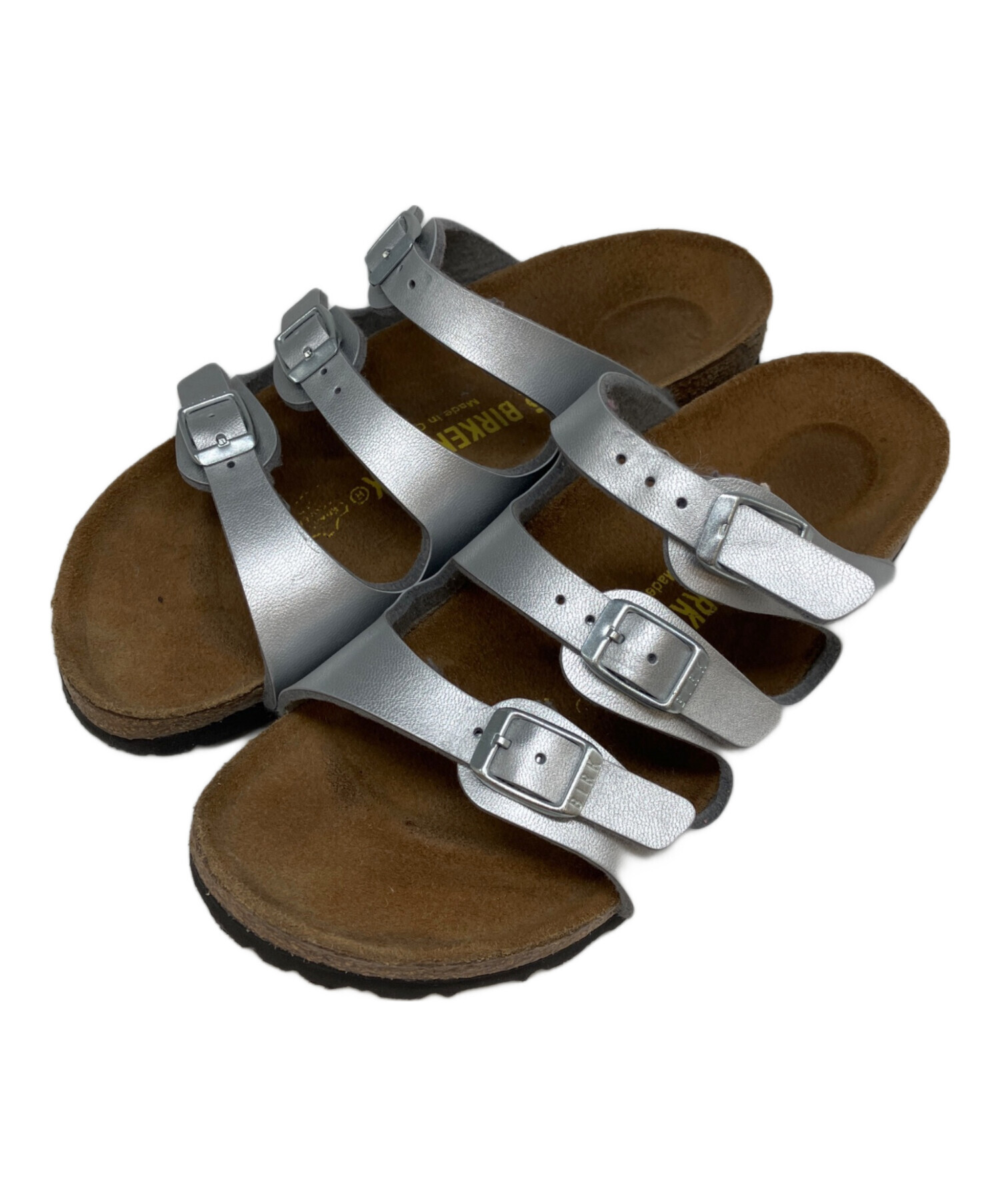 中古・古着通販】BIRKENSTOCK (ビルケンシュトック) サンダル シルバー