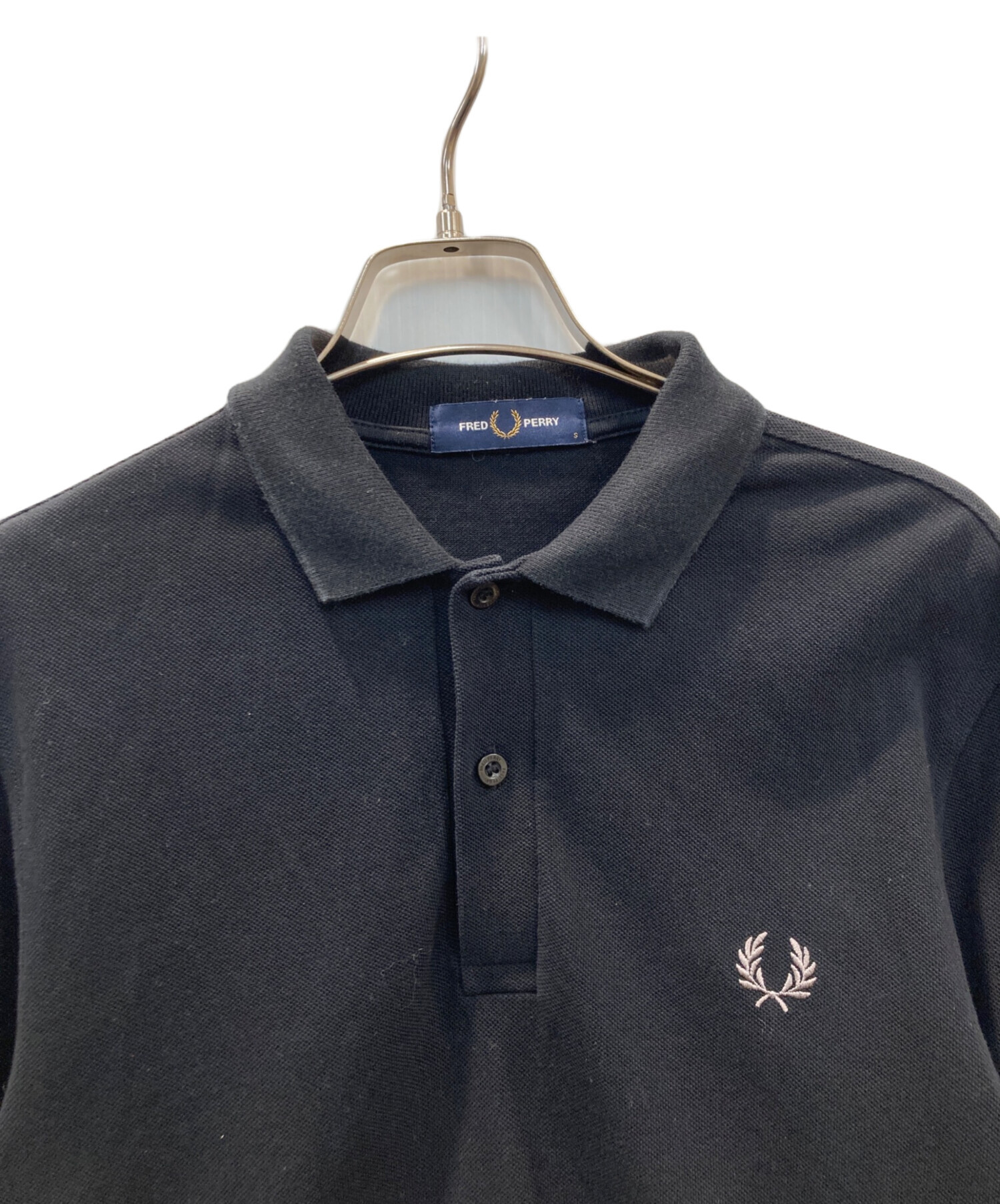 中古・古着通販】FRED PERRY (フレッドペリー) ポロシャツ ブラック