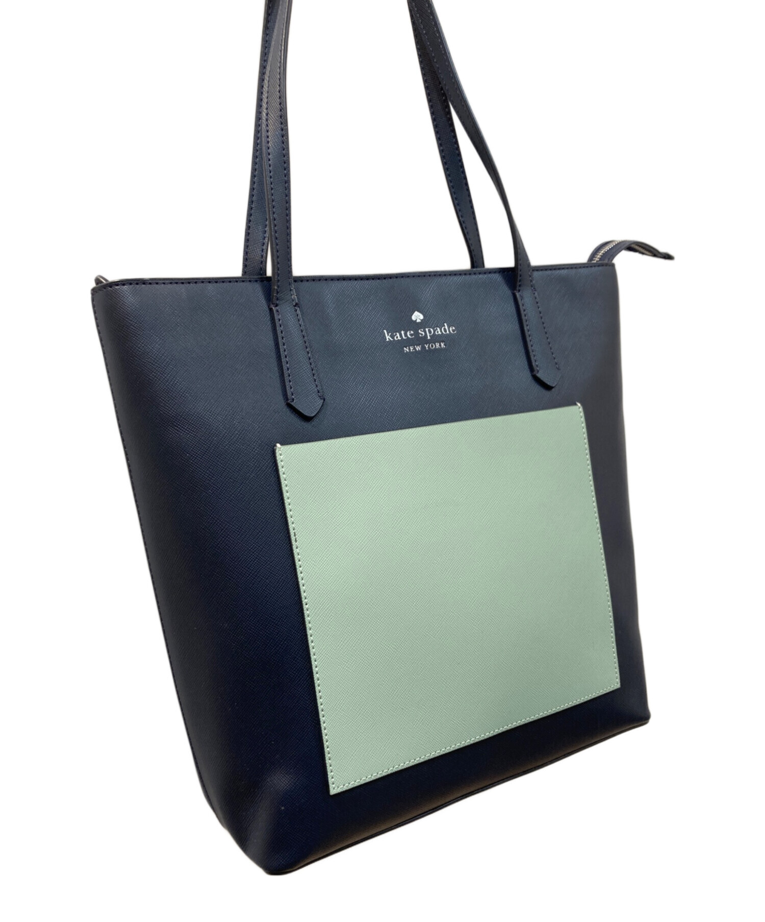 中古・古着通販】Kate Spade (ケイトスペード) トートバッグ ネイビー 