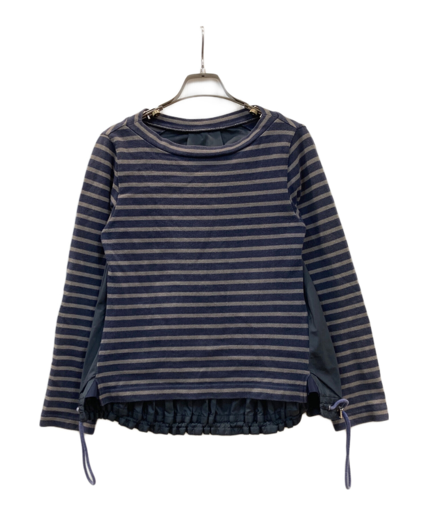 中古・古着通販】sacai (サカイ) ドッキングカットソー ネイビー