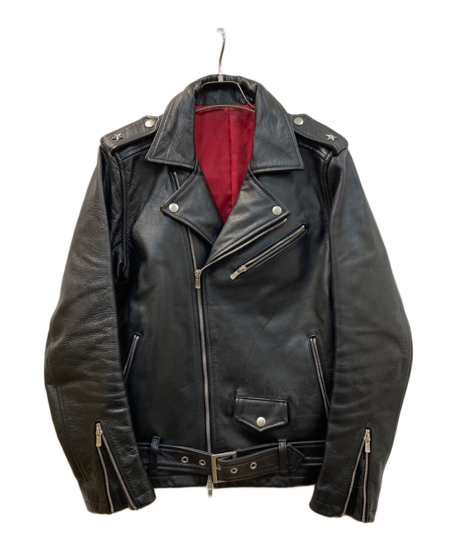 中古・古着通販】NO ID. (ノーアイディー) ライダースジャケット