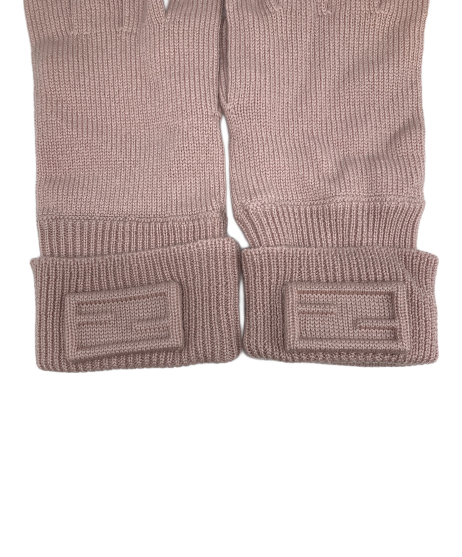 中古・古着通販】FENDI (フェンディ) ニットグローブ ピンク｜ブランド