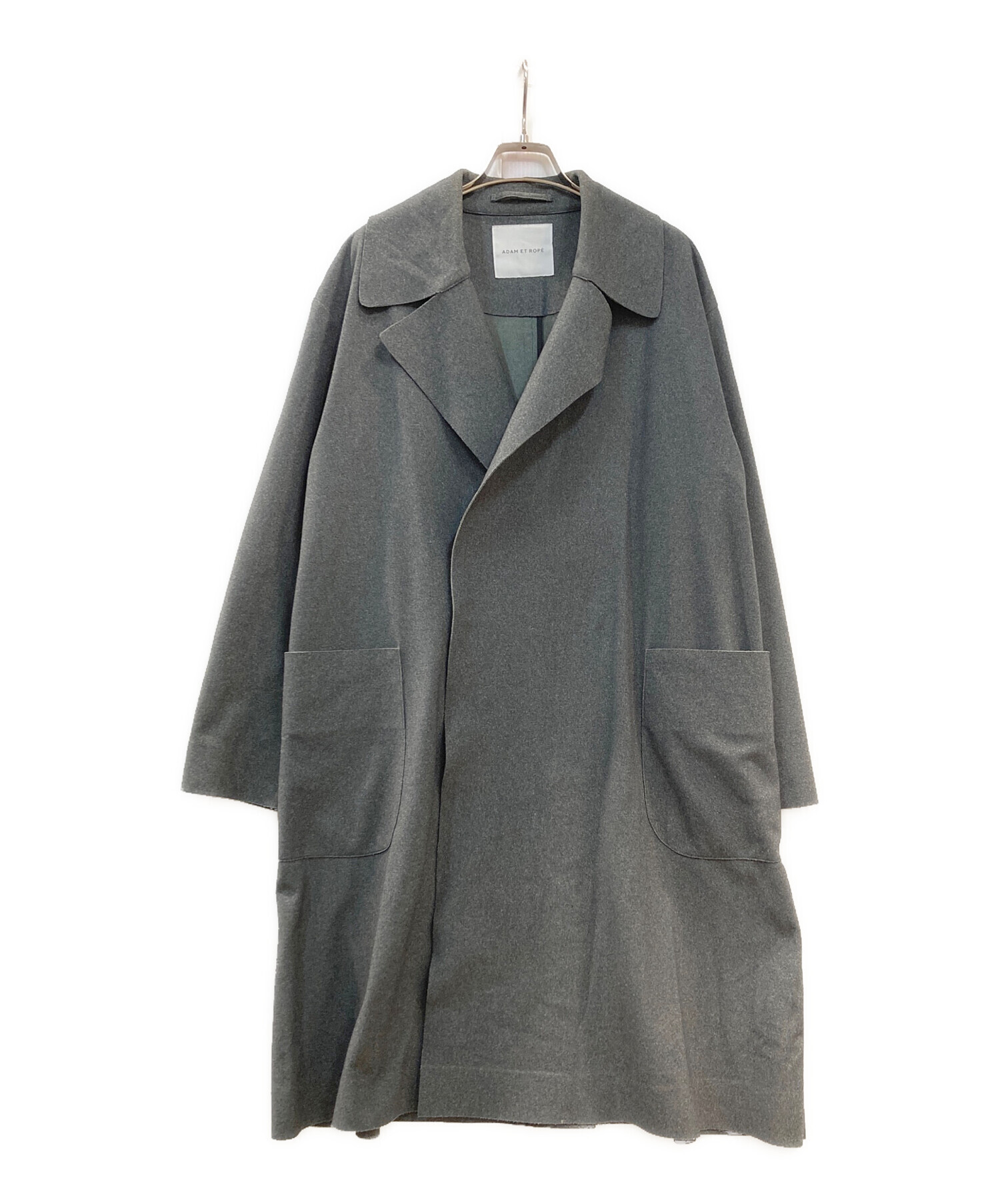 中古・古着通販】Adam et Rope (アダム エ ロペ) ハーフコート グレー