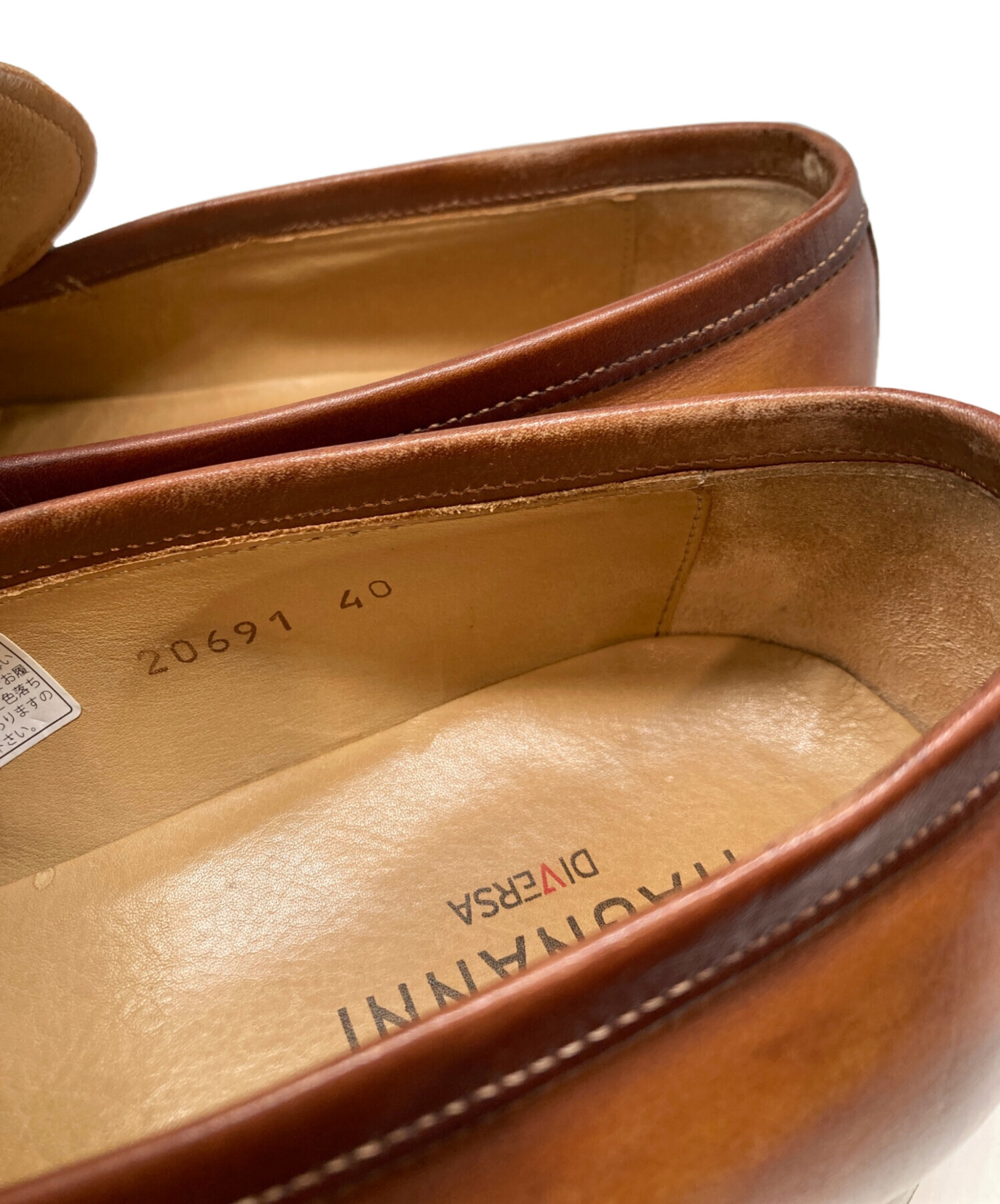 中古・古着通販】MAGNANNI (マグナーニ) ローファー ブラウン サイズ