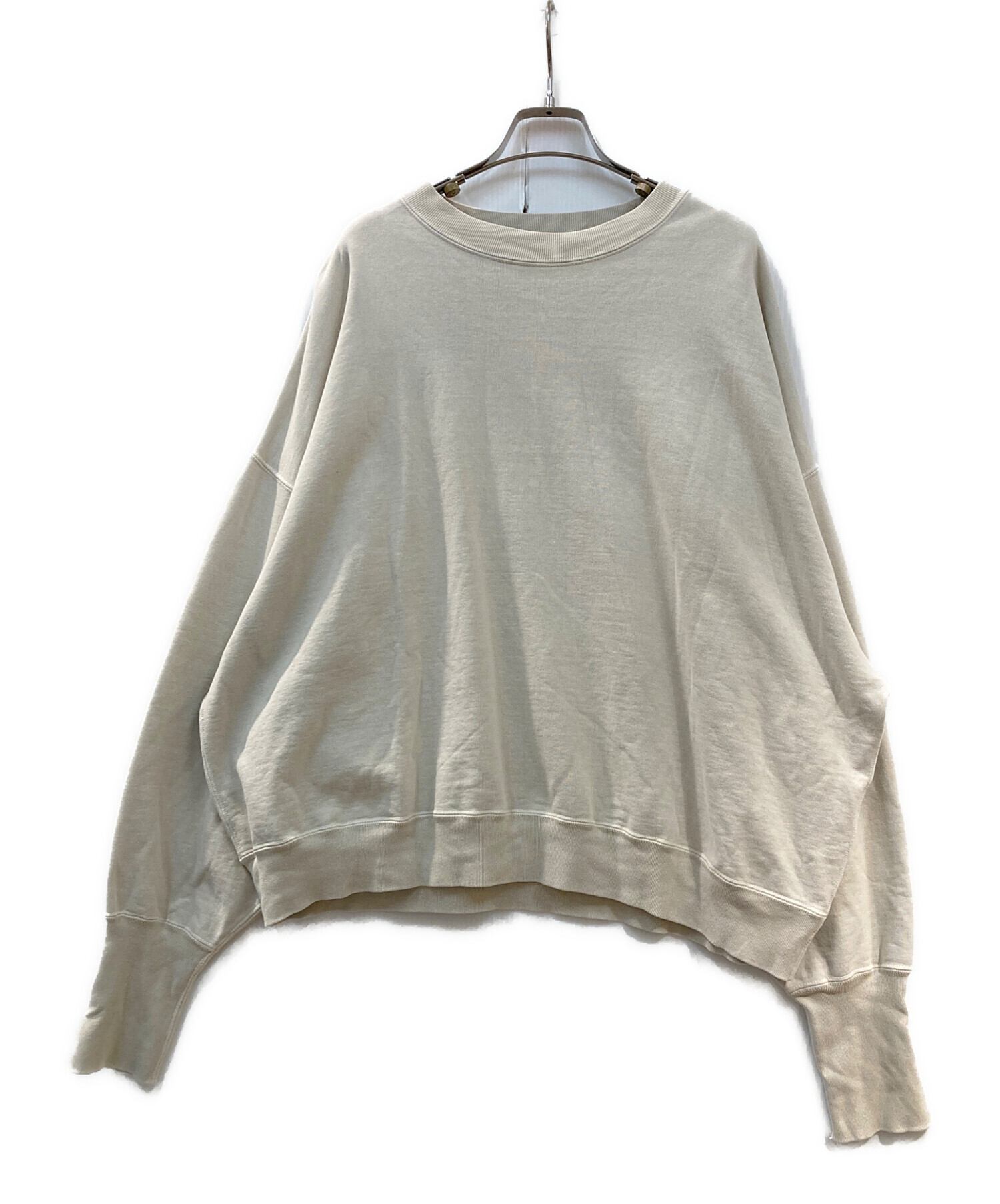 REMI RELIEF レミレリーフ スウェット M ベージュ 【古着】【中古】【送料無料】 中古・古着通販】REMI RELIEF (レミレリーフ) クルーネックスウェット