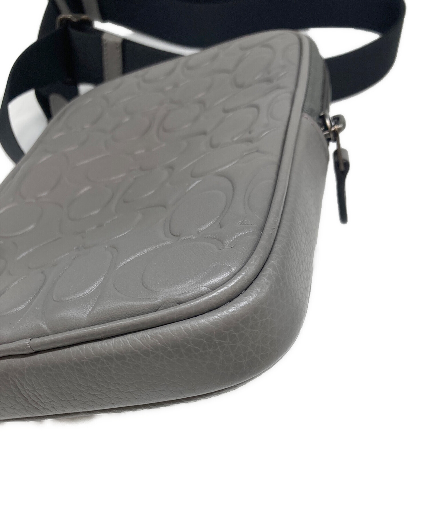 中古・古着通販】COACH (コーチ) スマホショルダー グレー｜ブランド 