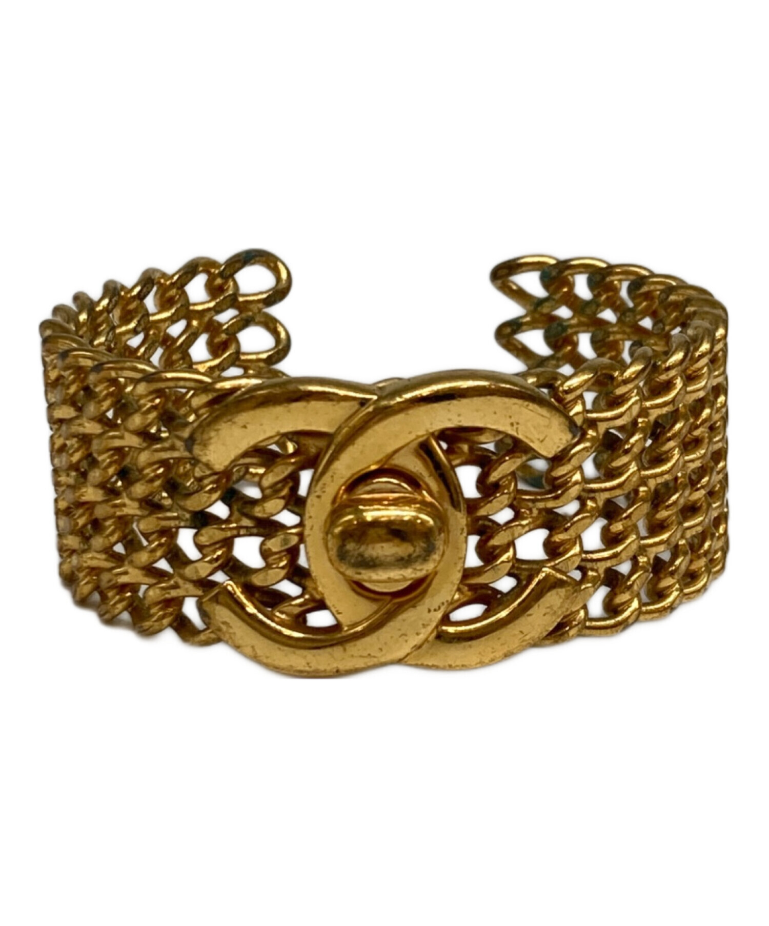 中古・古着通販】CHANEL (シャネル) ターンロック ココマーク バングル