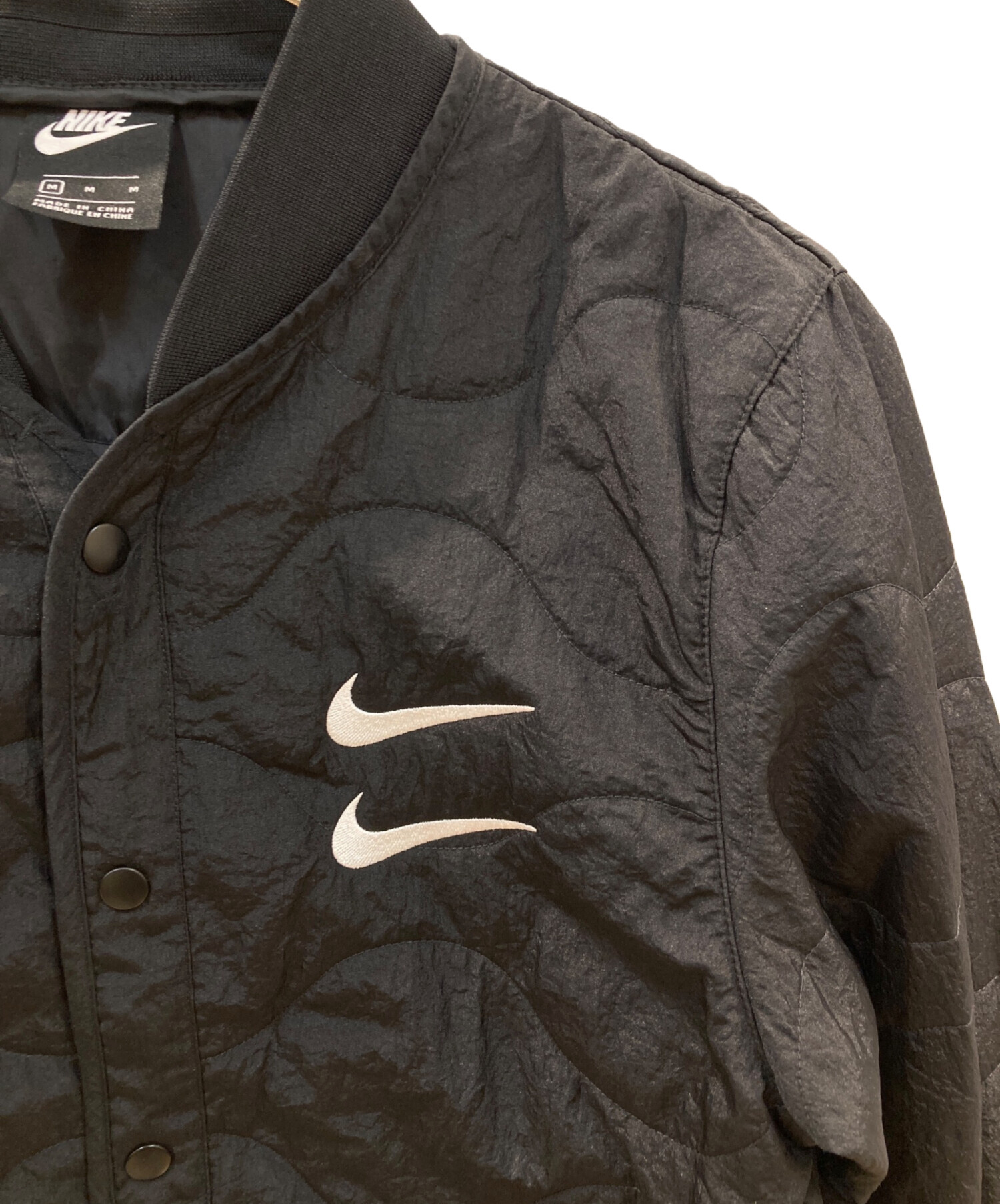 中古・古着通販】NIKE (ナイキ) DOUBLE SWOOSH QUILTED JACKET