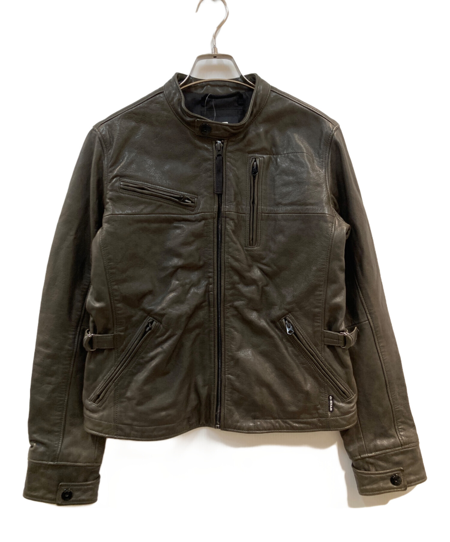 超激レア G STAR RAW ジャケット 中古・古着通販】G-STAR RAW (ジースターロゥ) HAVANA LEATHER JKT