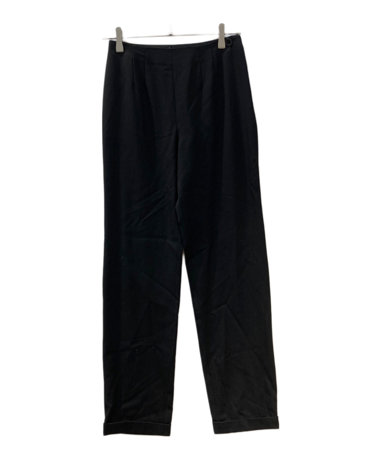 【CHANEL】シャネル　スラックス　パンツ❗️ 大幅値下げ中❗️❗️❗️ 中古・古着通販】CHANEL (シャネル) スラックス ブラック サイズ:38