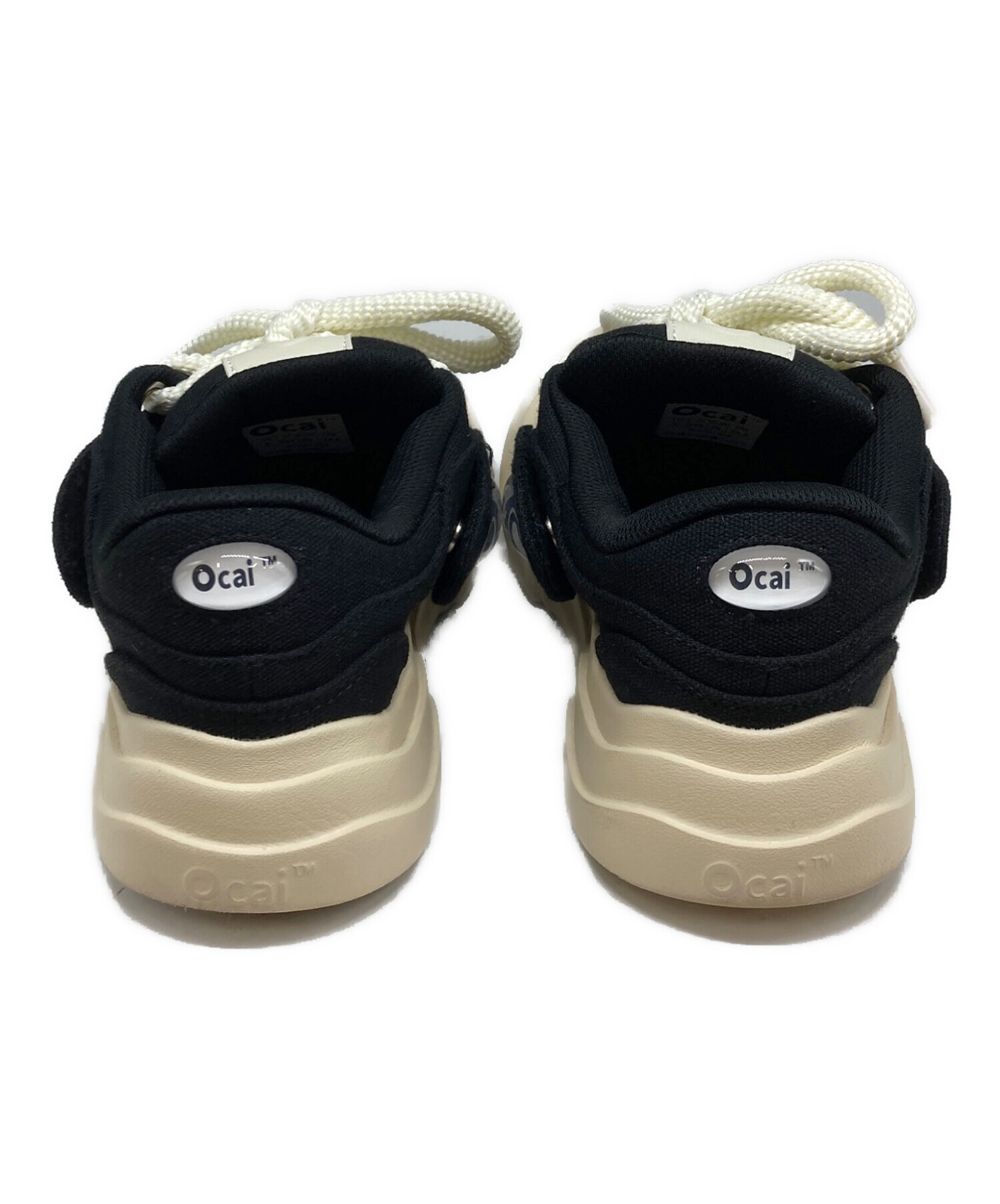 中古・古着通販】ocai (オカイ) スニーカー ブラック サイズ:24.5