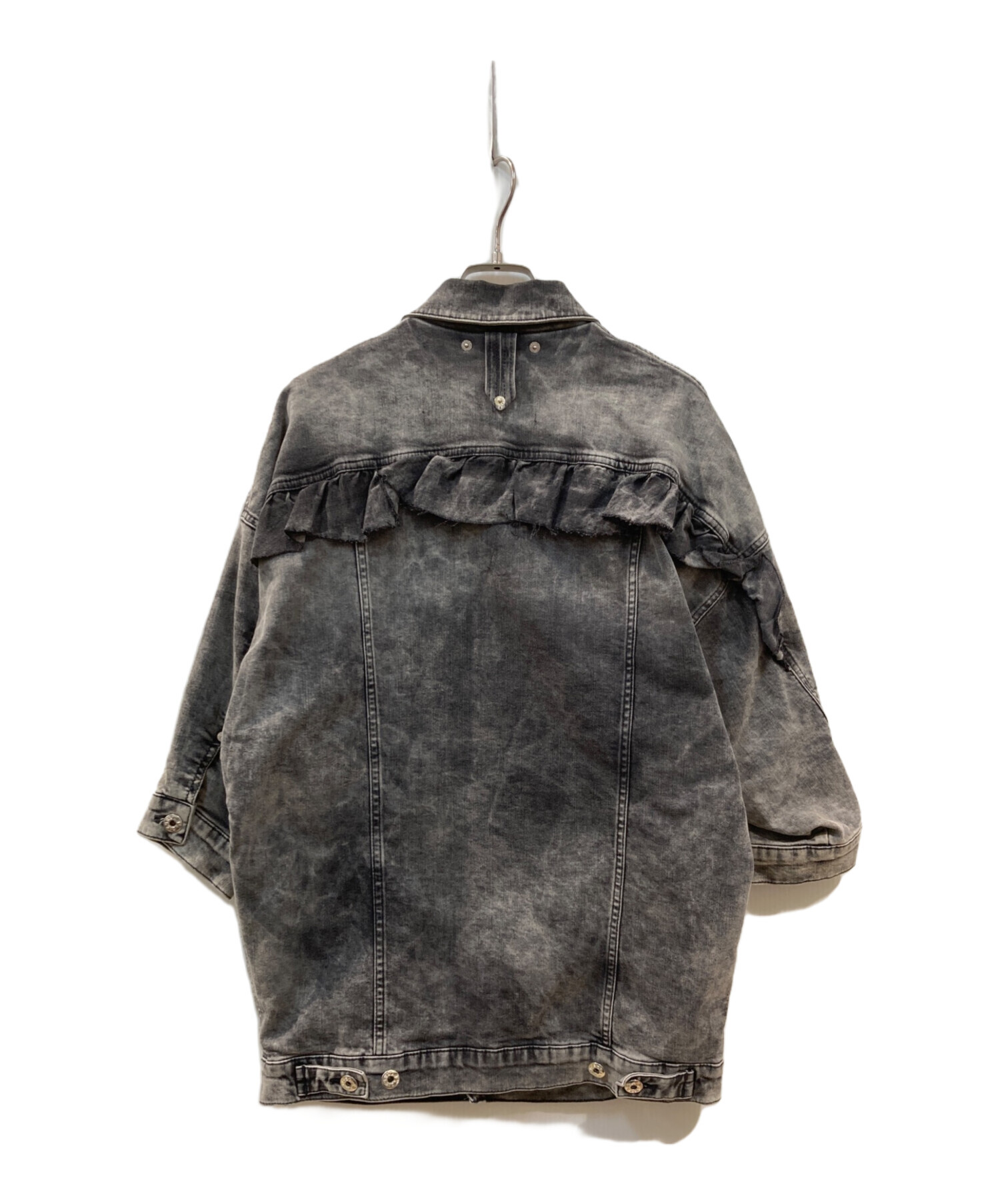 中古・古着通販】DIESEL (ディーゼル) デニムジャケット ブラック 