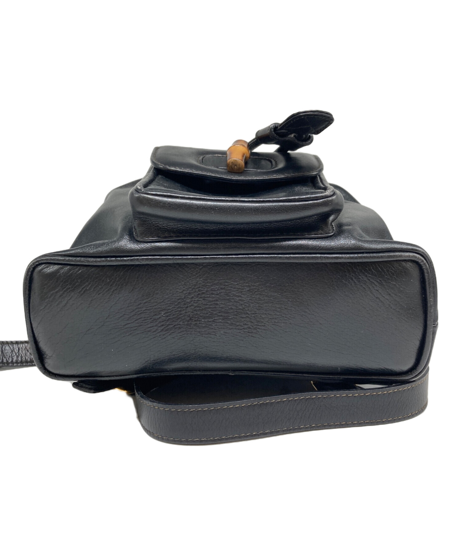 中古・古着通販】GUCCI (グッチ) バンブーレザーリュック 中古・古着通販】GUCCI (グッチ) バンブーレザーリュック