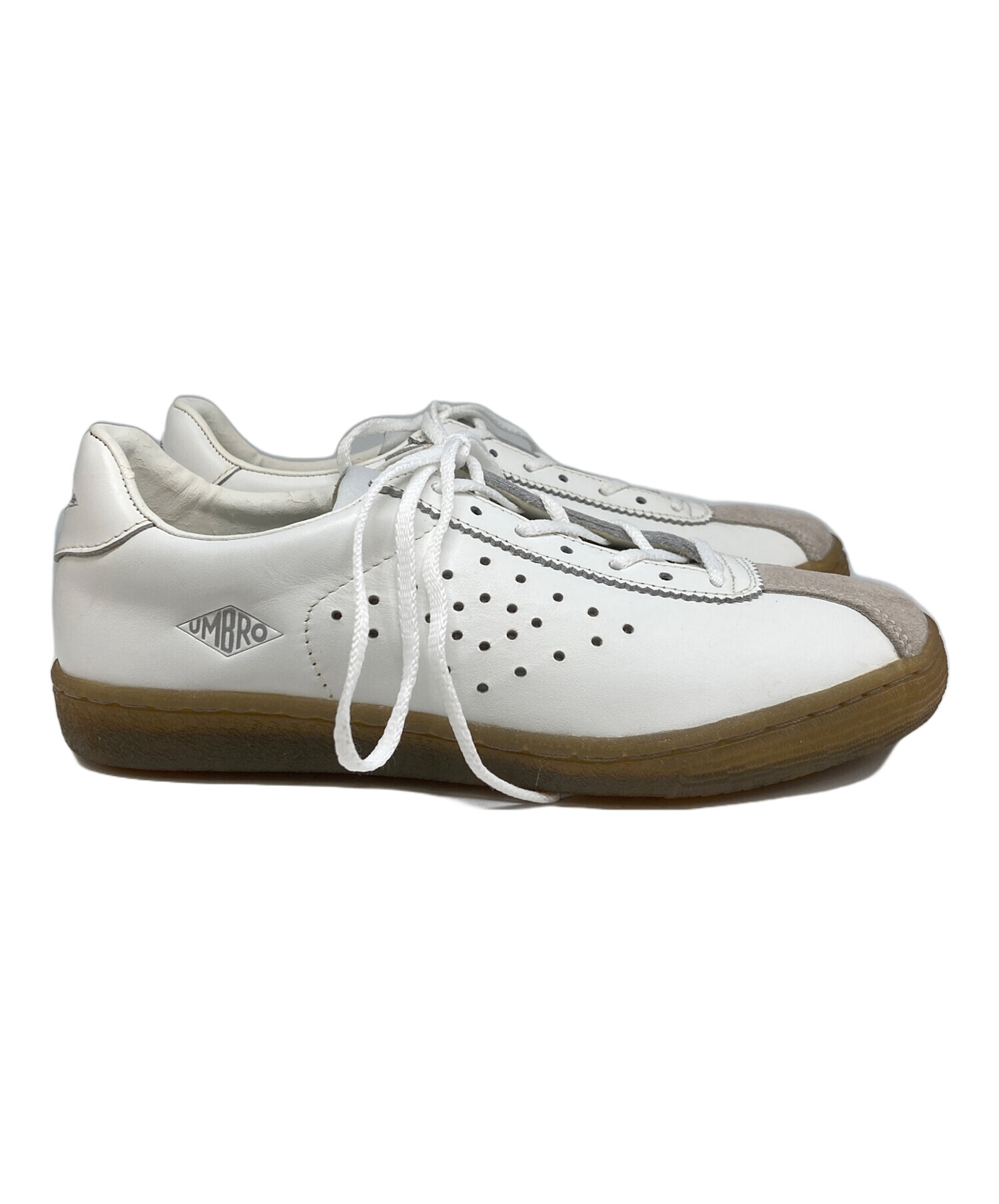 中古・古着通販】UMBRO (アンブロ) スニーカー ホワイト サイズ:24.5