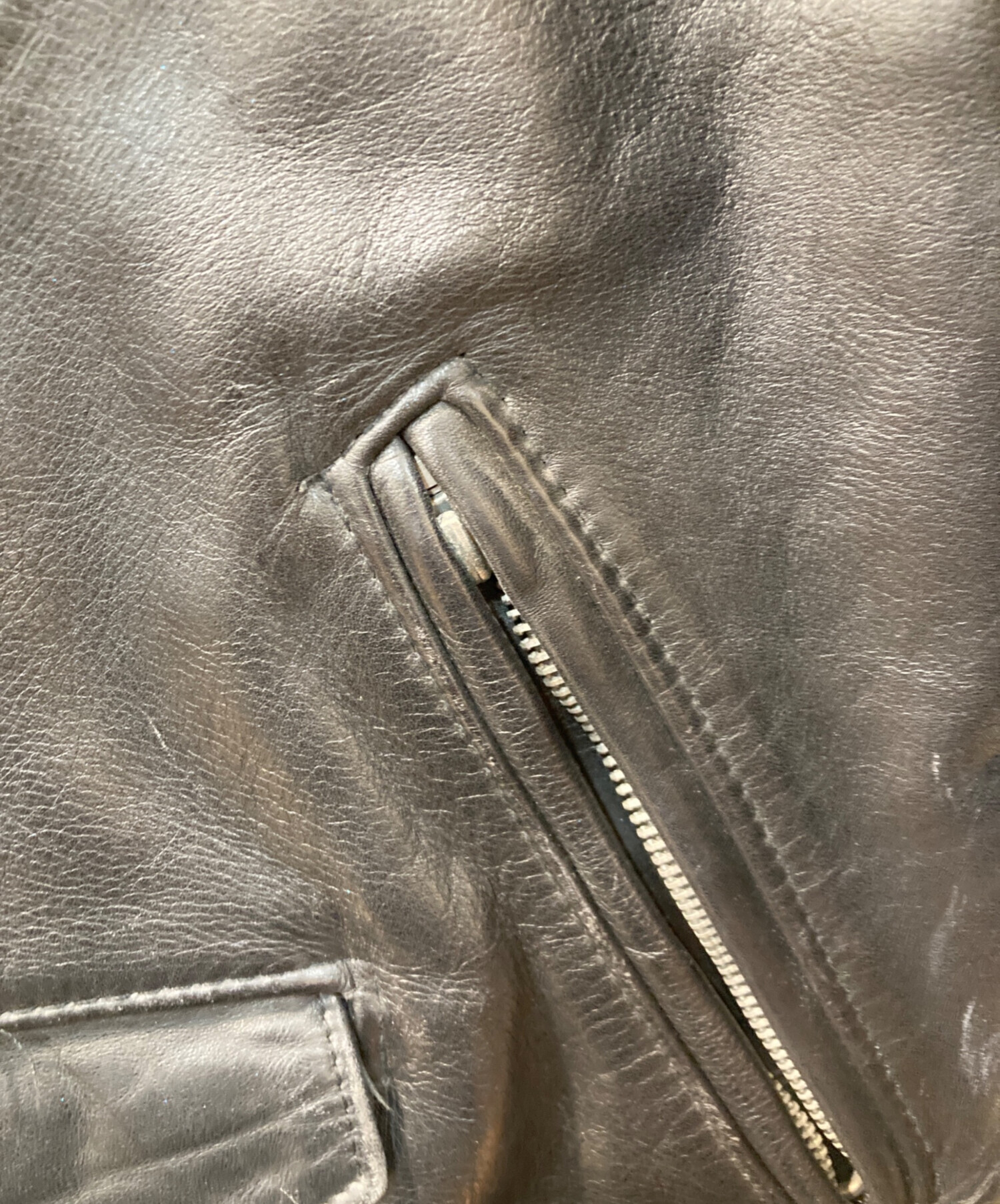 中古・古着通販】Schott (ショット) ダブルレザーライダースジャケット