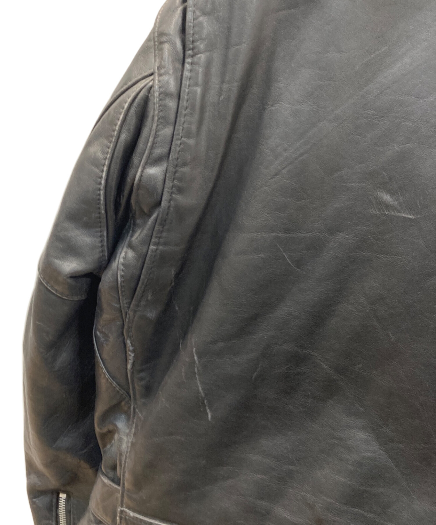 中古・古着通販】Schott (ショット) ダブルレザーライダースジャケット