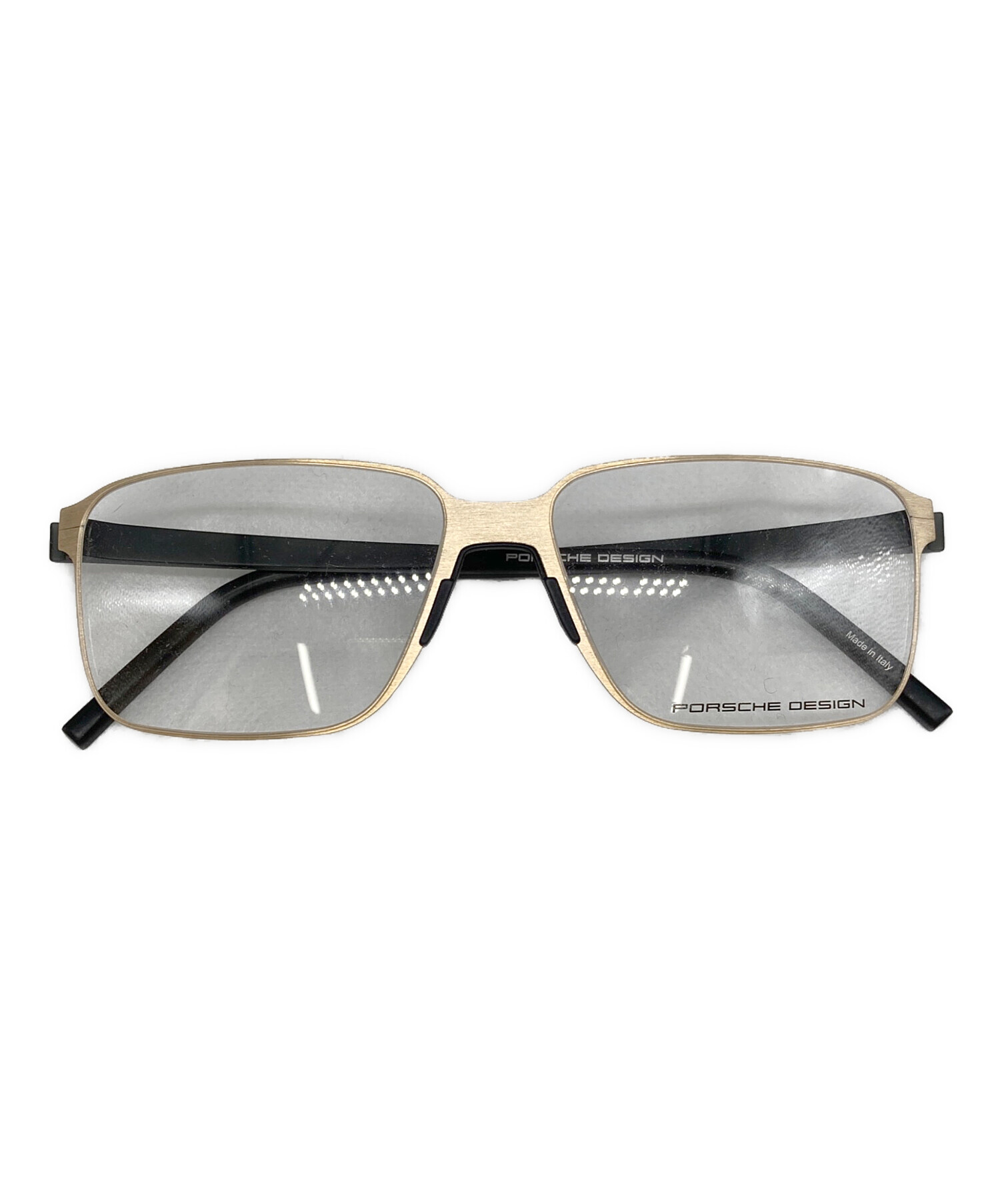 中古・古着通販】Porsche Design (ポルシェ デザイン) 眼鏡 ゴールド