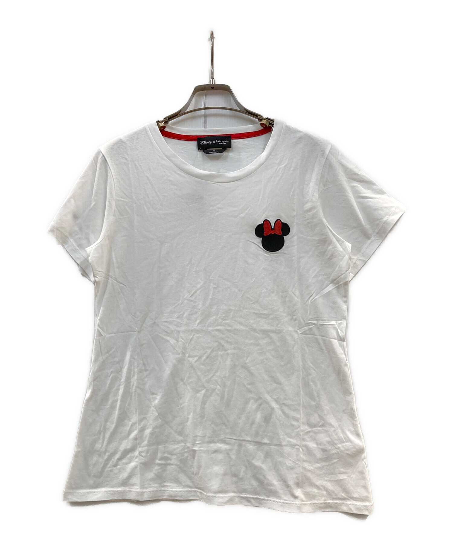新品ケイトスペードkate spadeミニーちゃんTシャツ　白＃XXS ケイトスペード ミニーちゃんTシャツ 白 ＃XXS #XS kate spade