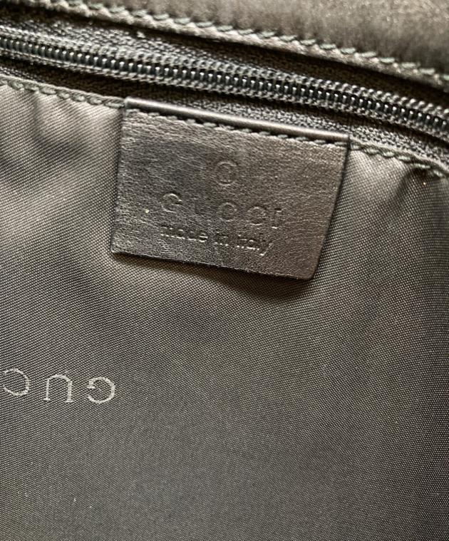 ★SALE【5ob1393】グッチ ショルダーバッグ 101345 デニム ブラック グレー シルバー金具【中古】レディース 中古・古着通販】GUCCI (グッチ) ショルダーバッグ ブラック｜ブランド