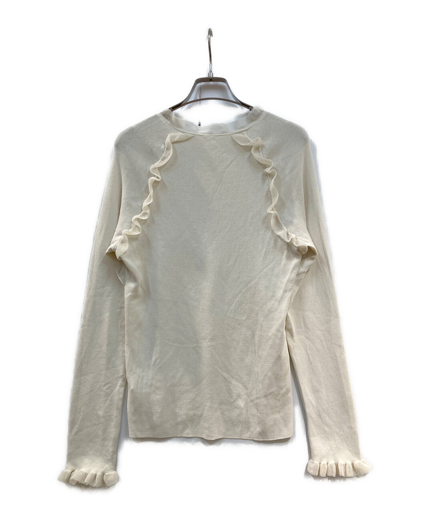 IENA Frill Compact プルオーバー IENA（イエナ）の「Frill Compact プルオーバー（ニット/セーター