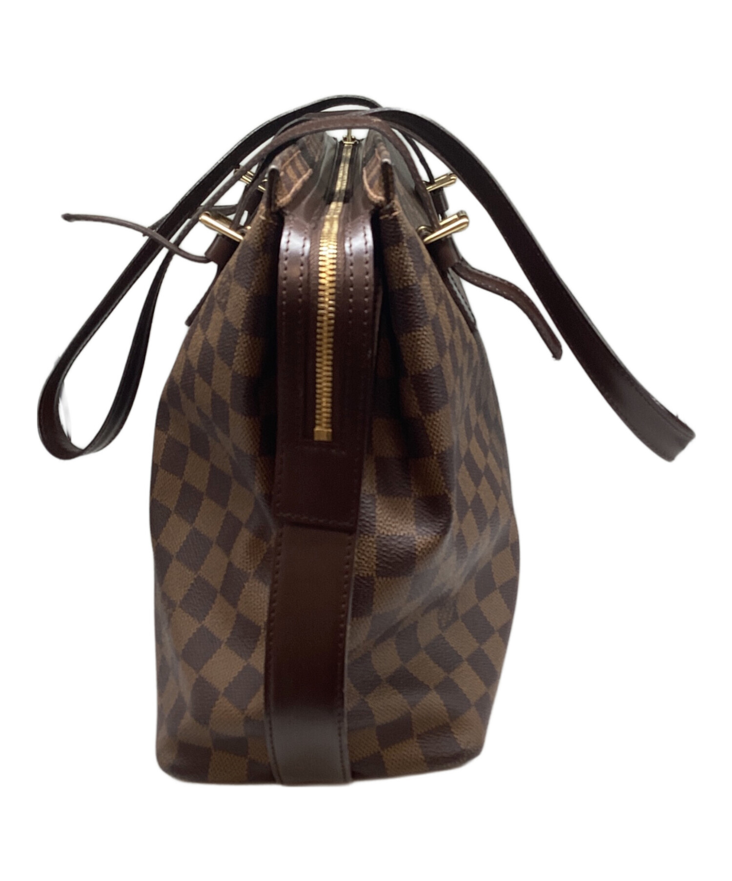 Louis Vuitton ダークブラウン トートバッグ 中古・古着通販】LOUIS VUITTON (ルイ ヴィトン) トートバッグ