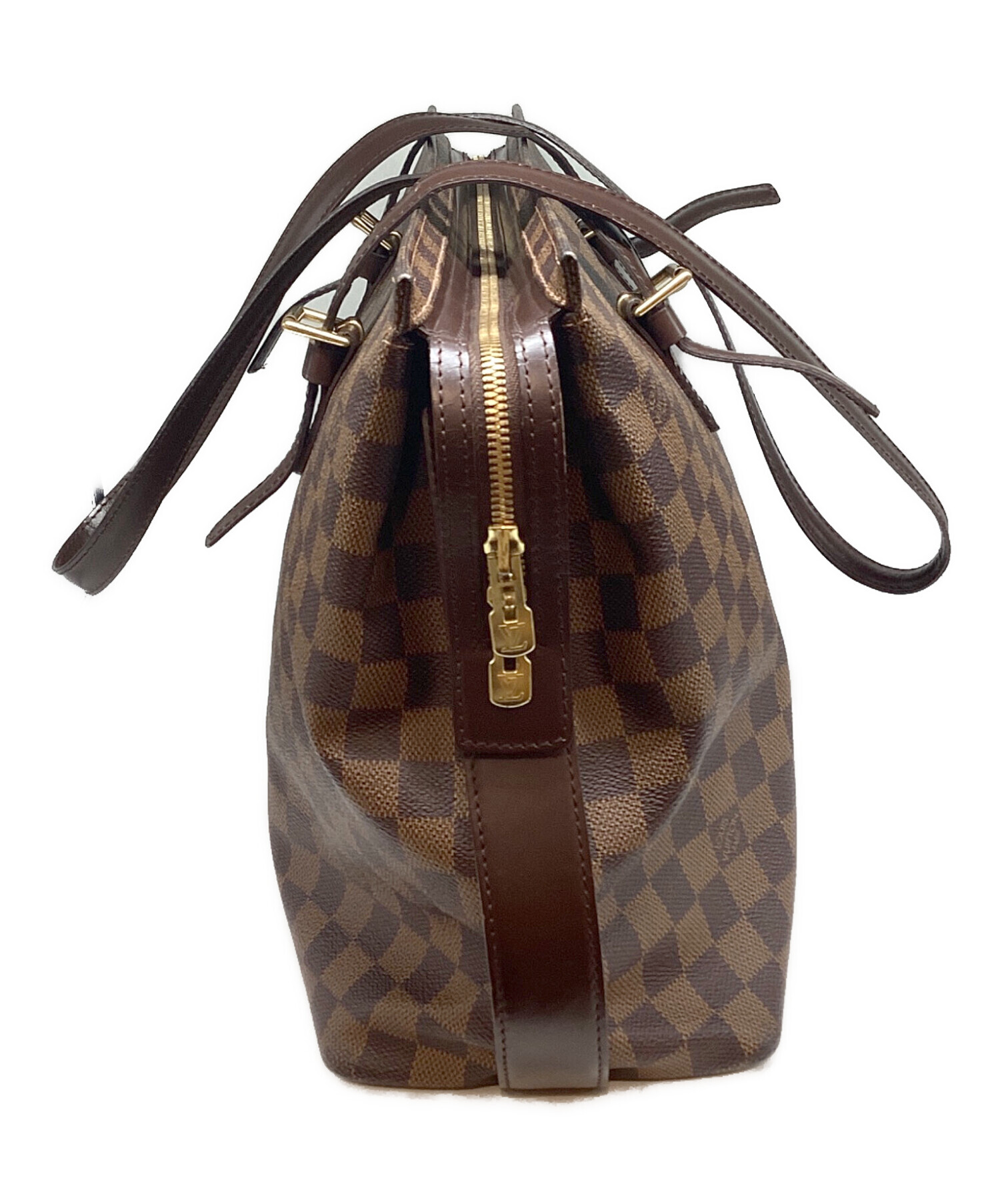 Louis Vuitton ブラウンレザートートバッグ 中古・古着通販】LOUIS VUITTON (ルイ ヴィトン) トートバッグ