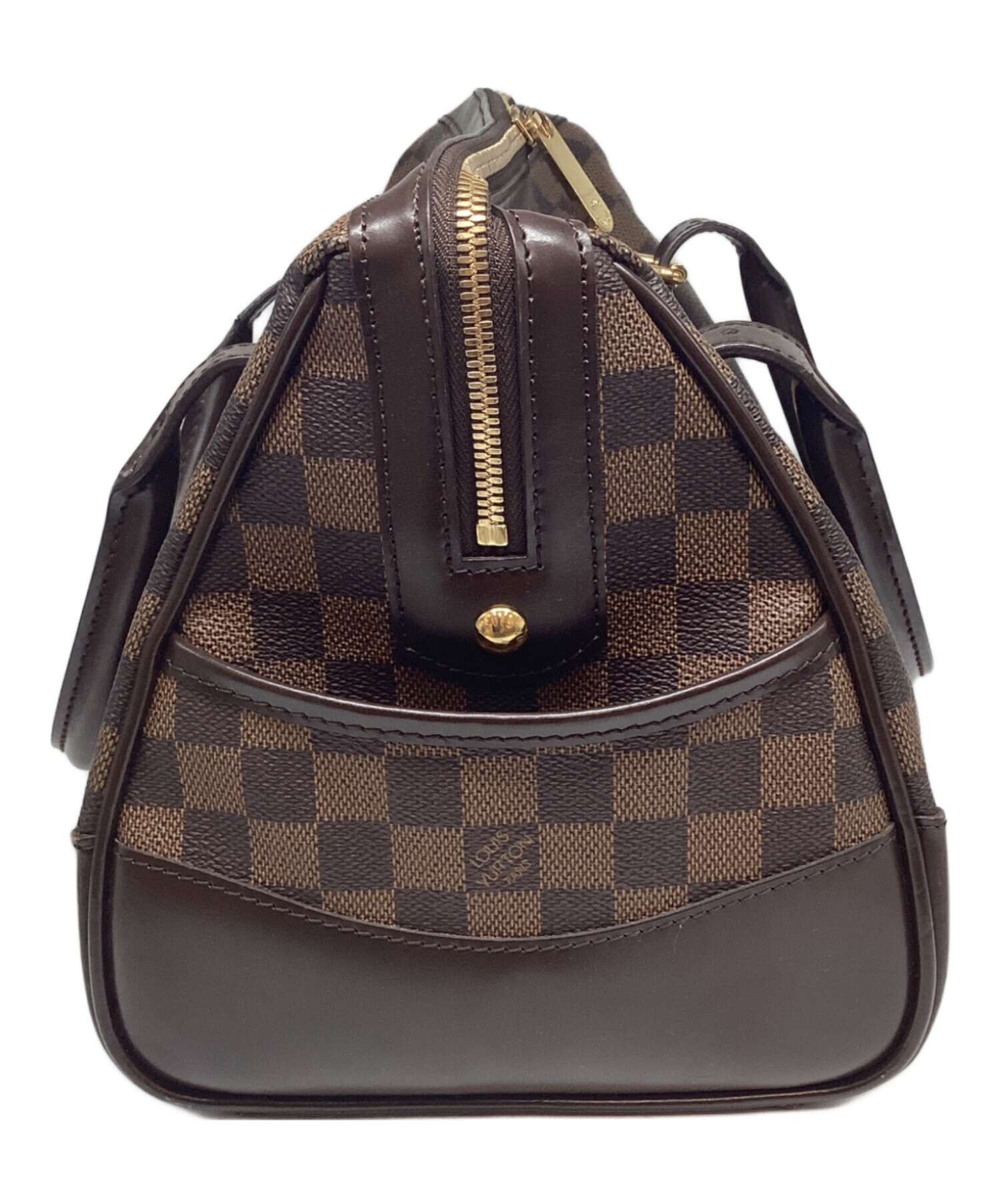 Louis Vuitton ミニボストンバッグ ブラウン　ヴィンテージ品 中古・古着通販】LOUIS VUITTON (ルイ ヴィトン) ミニボストンバッグ