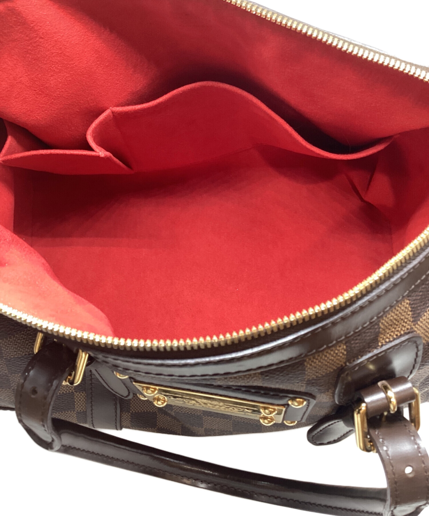 Louis Vuitton ミニボストンバッグ ブラウン　ヴィンテージ品 中古・古着通販】LOUIS VUITTON (ルイ ヴィトン) ミニボストンバッグ