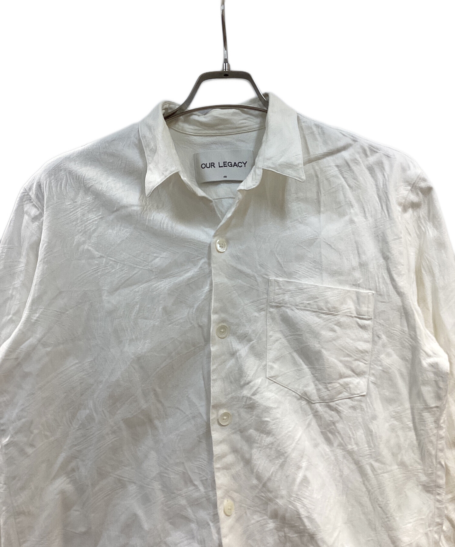 中古・古着通販】OUR LEGACY (アワーレガシー) 長袖シャツ ホワイト