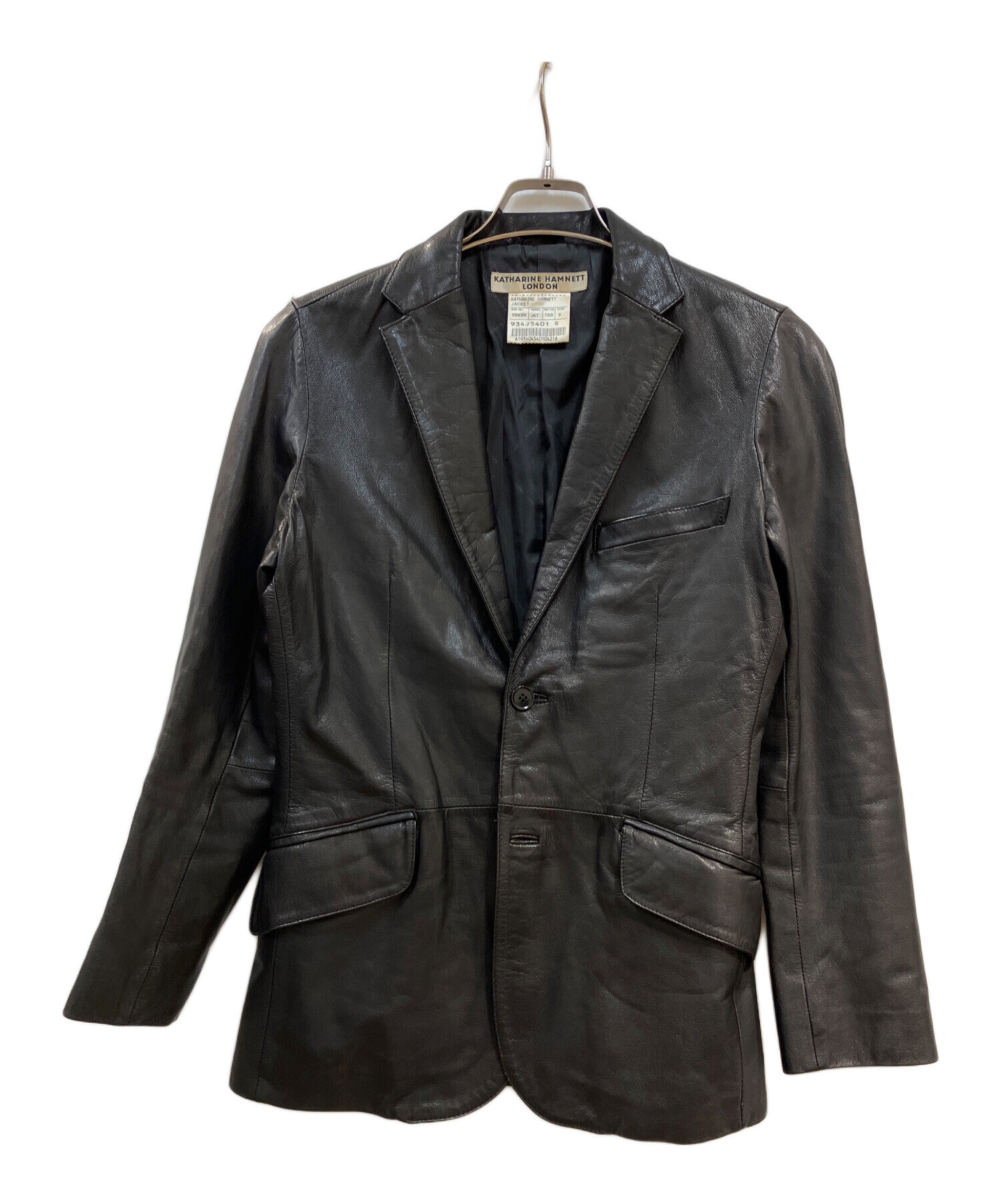 【専用】 archive KATHARINE HAMNETT レザー ジャケット KATHARINE HAMNETT ブラックレザージャケット S archive HAMNETT