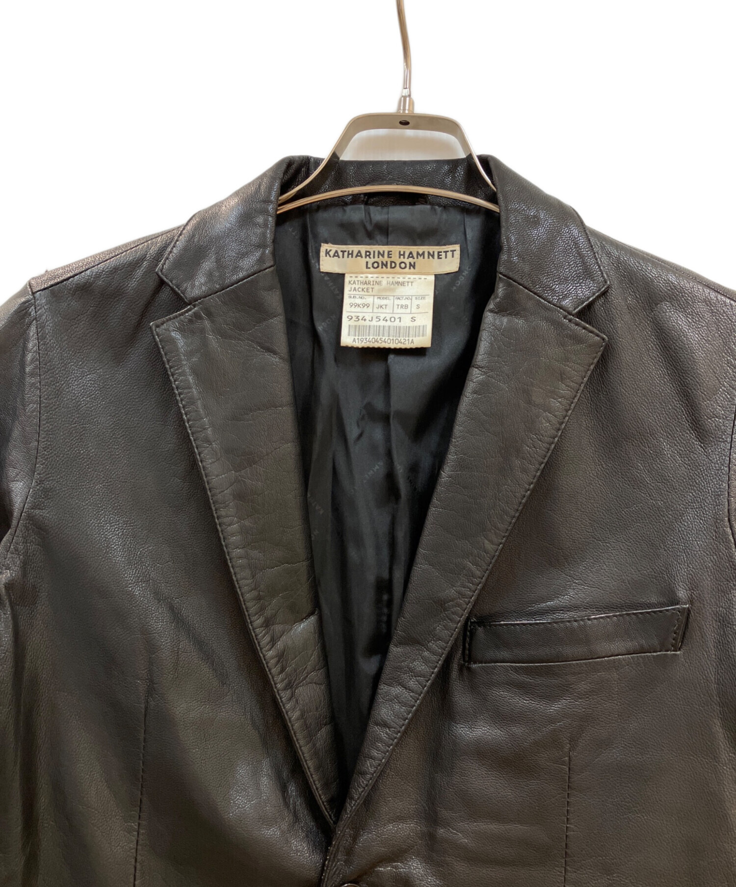 中古・古着通販】KATHARINE HAMNETT (キャサリンハムネット) レザー