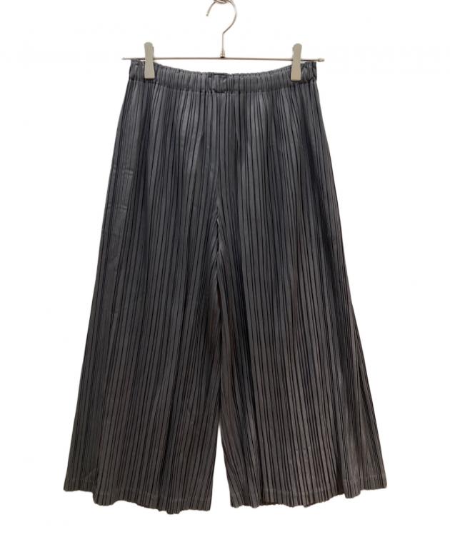 PLEATS PLEASE プリーツパンツ ダークグレー 中古・古着通販】PLEATS PLEASE (プリーツプリーズ) プリーツパンツ