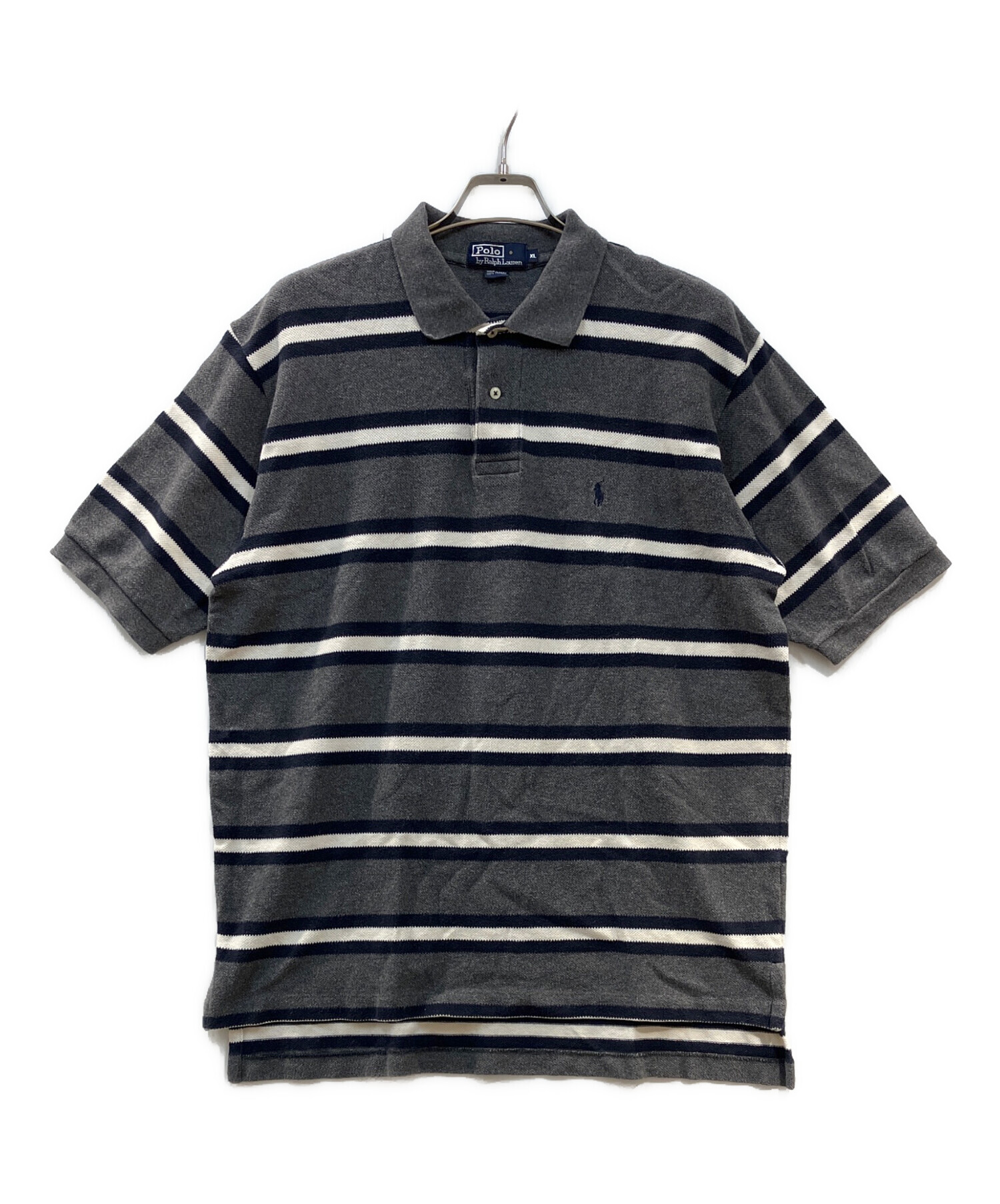 Polo Ralph Lauren ポロシャツ XL ダークグレー 中古・古着通販】POLO RALPH LAUREN (ポロ・ラルフローレン