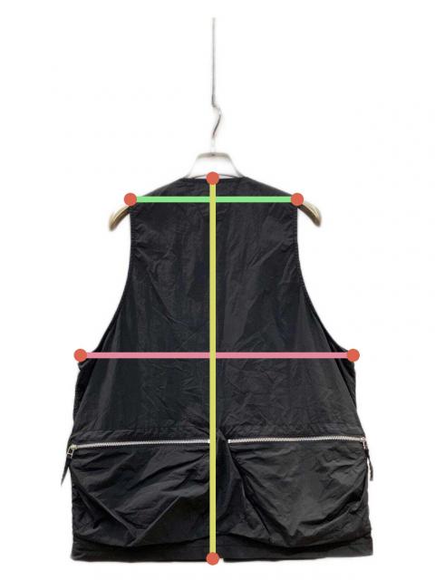 中古・古着通販】TODAYFUL (トゥデイフル) Nylon Pocket Vest ブラック