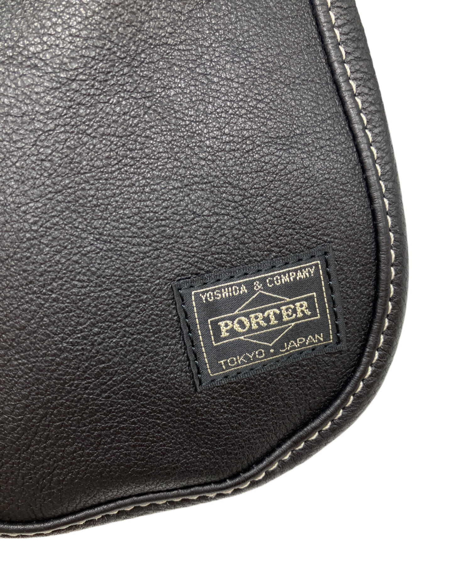 中古・古着通販】PORTER (ポーター) ショルダーバッグ ブラック