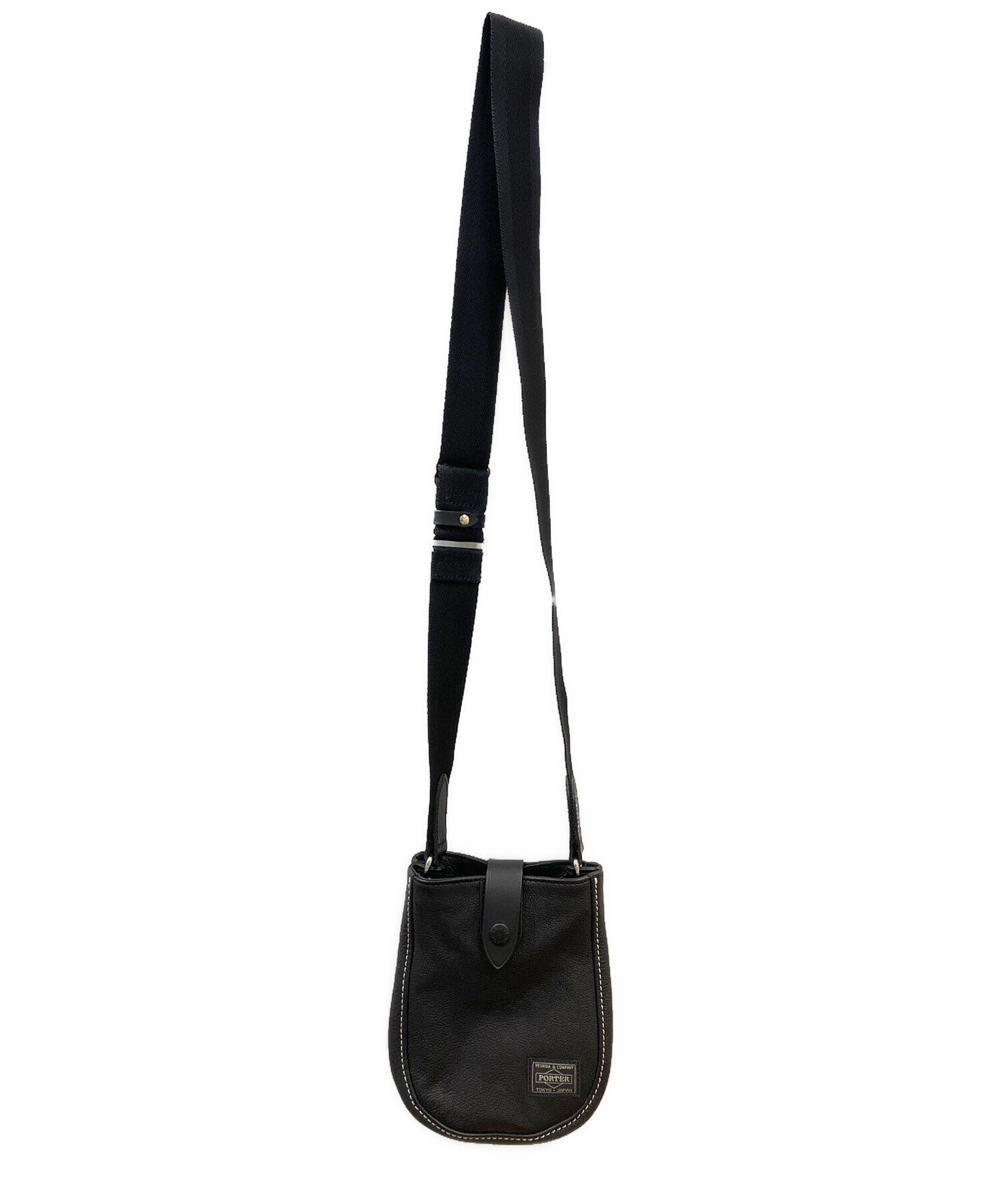 PORTER中古セット、バラ売り可能 中古・古着通販】PORTER (ポーター) ショルダーバッグ ブラック