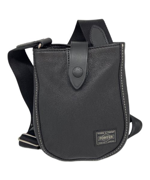 中古・古着通販】PORTER (ポーター) ショルダーバッグ ブラック