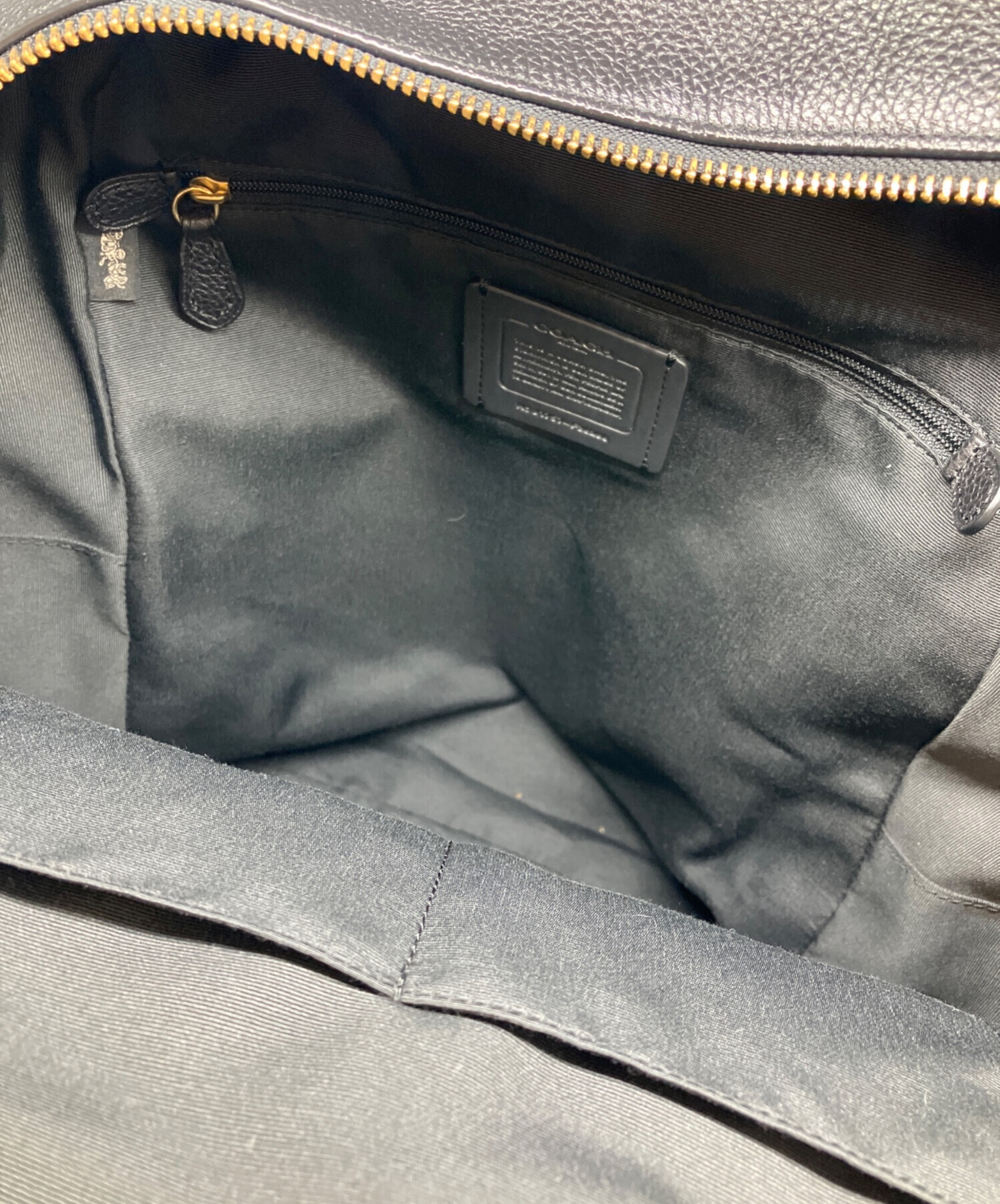 中古・古着通販】COACH (コーチ) リュック ブラック｜ブランド・古着