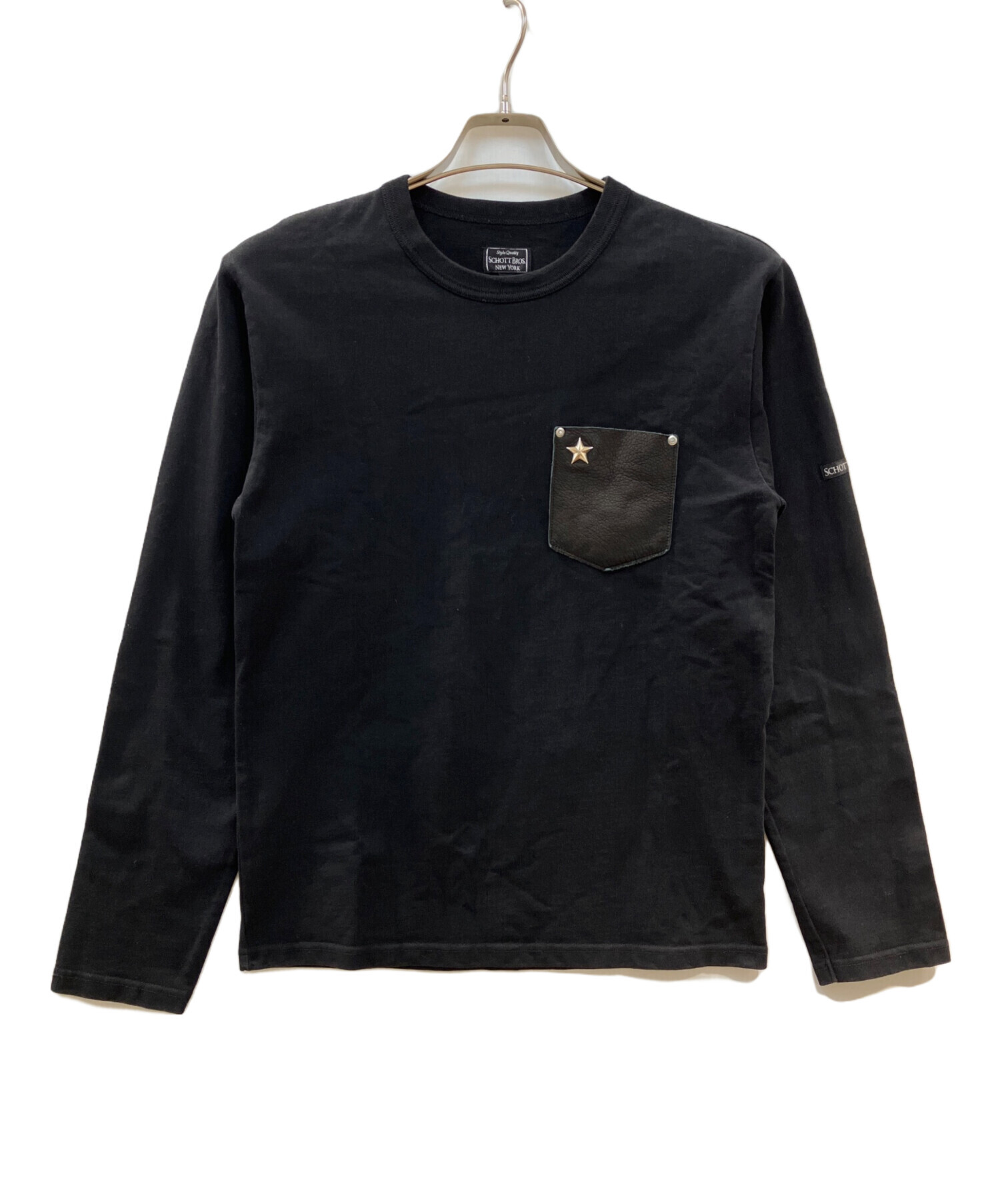 中古・古着通販】SCHOTT BROS. (ショット) LEATHER PKT LS レザー 