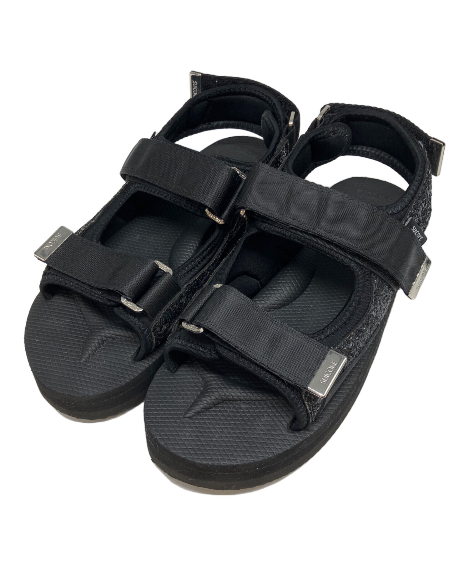 中古・古着通販】suicoke (スイコック) サンダル ブラック サイズ:23cm 