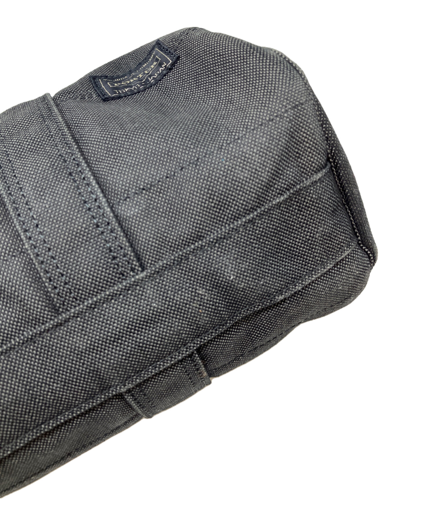 中古・古着通販】PORTER (ポーター) ミニボストンバッグ グレー