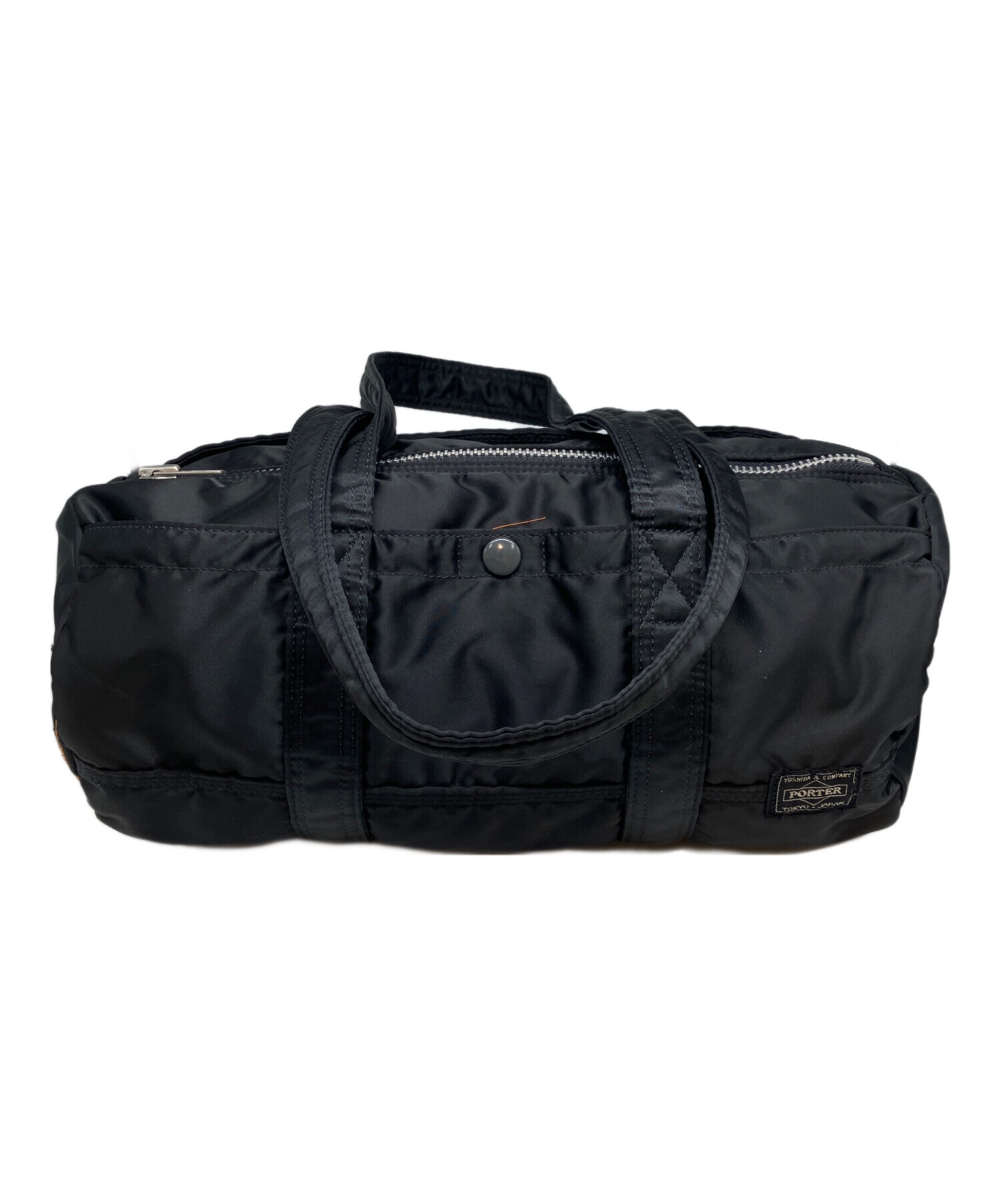 中古・古着通販】PORTER (ポーター) ミニボストンバッグ ブラック 