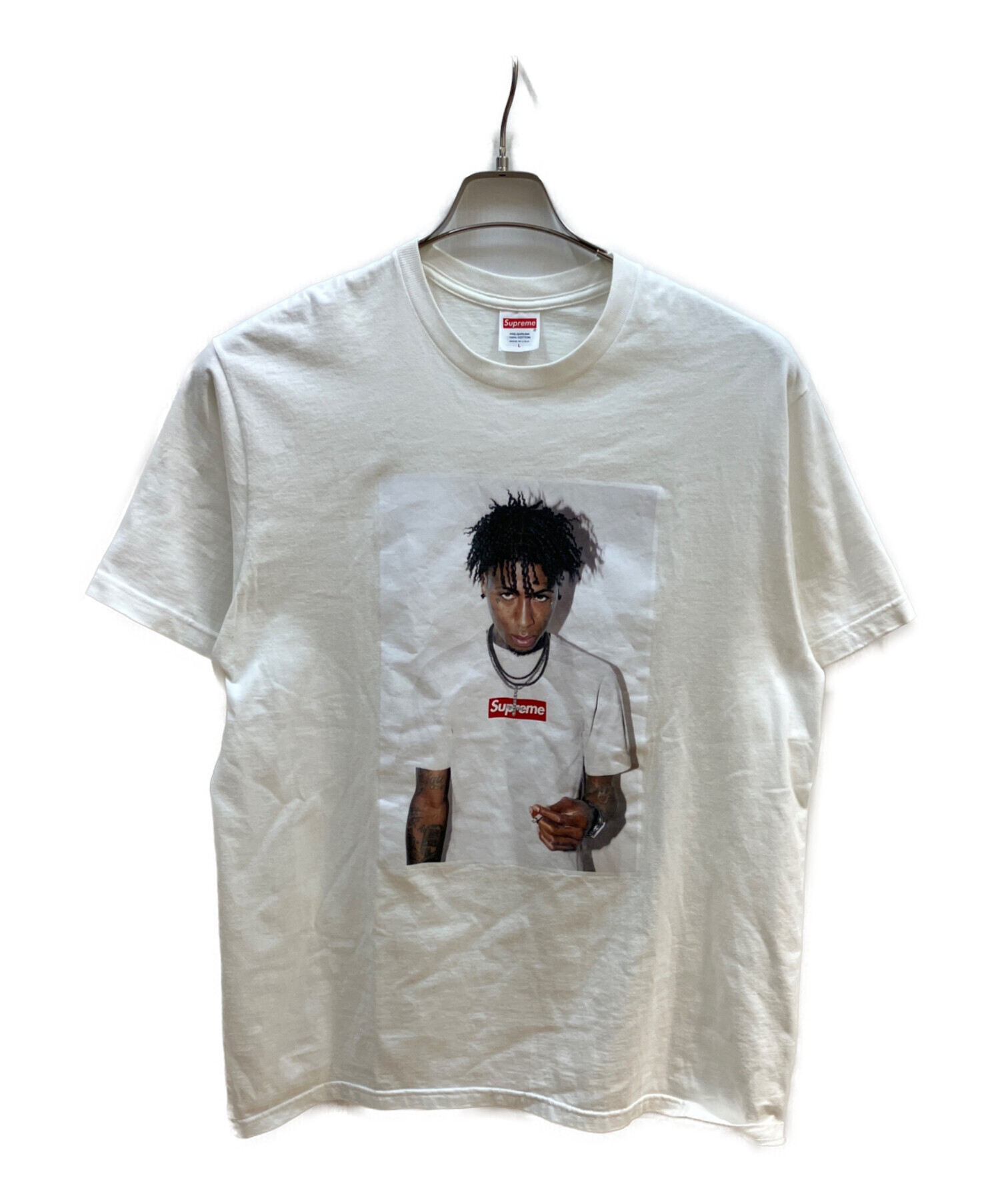 中古・古着通販】SUPREME (シュプリーム) NBA Youngboy Tee ホワイト 