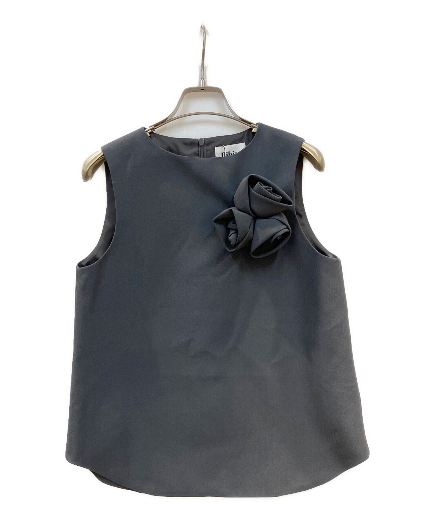 中古・古着通販】Bibiy. (ビビィ) ノースリーブブラウス グレー サイズ