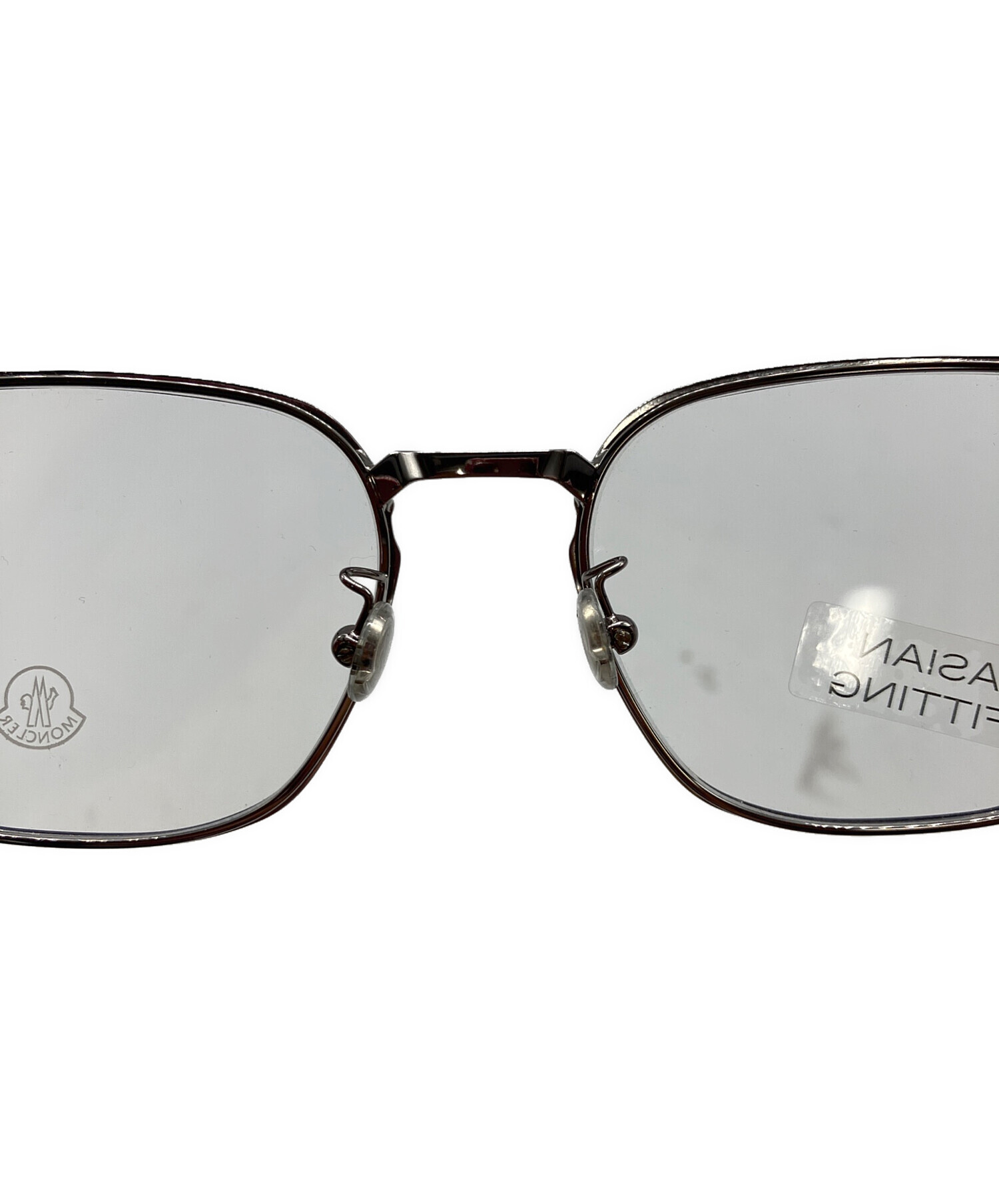 美品 MONCLER 伊達メガネ 中古・古着通販】MONCLER (モンクレール) 伊達眼鏡 ネイビー サイズ:54