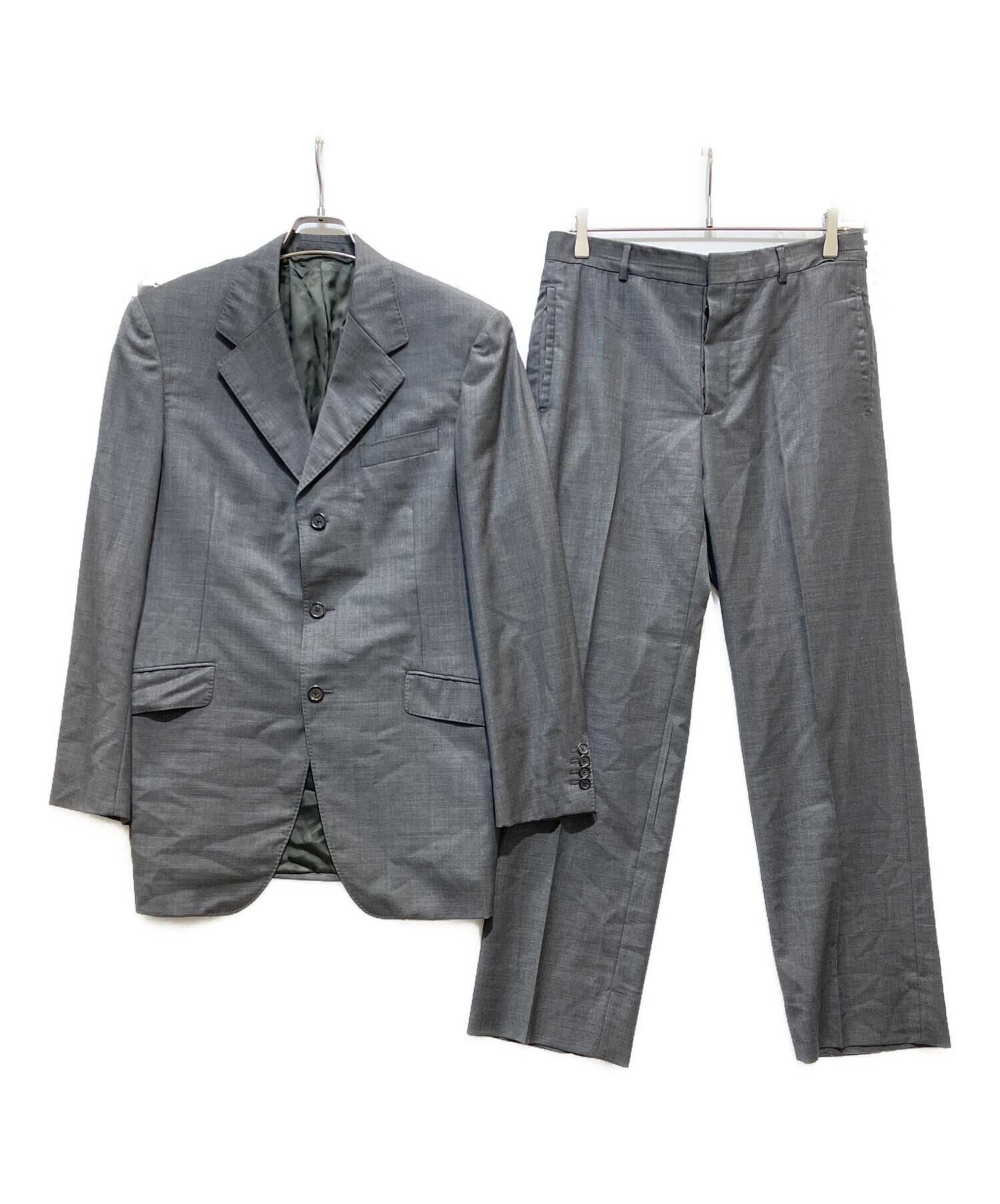 中古・古着通販】PRADA (プラダ) セットアップスーツ グレー サイズ