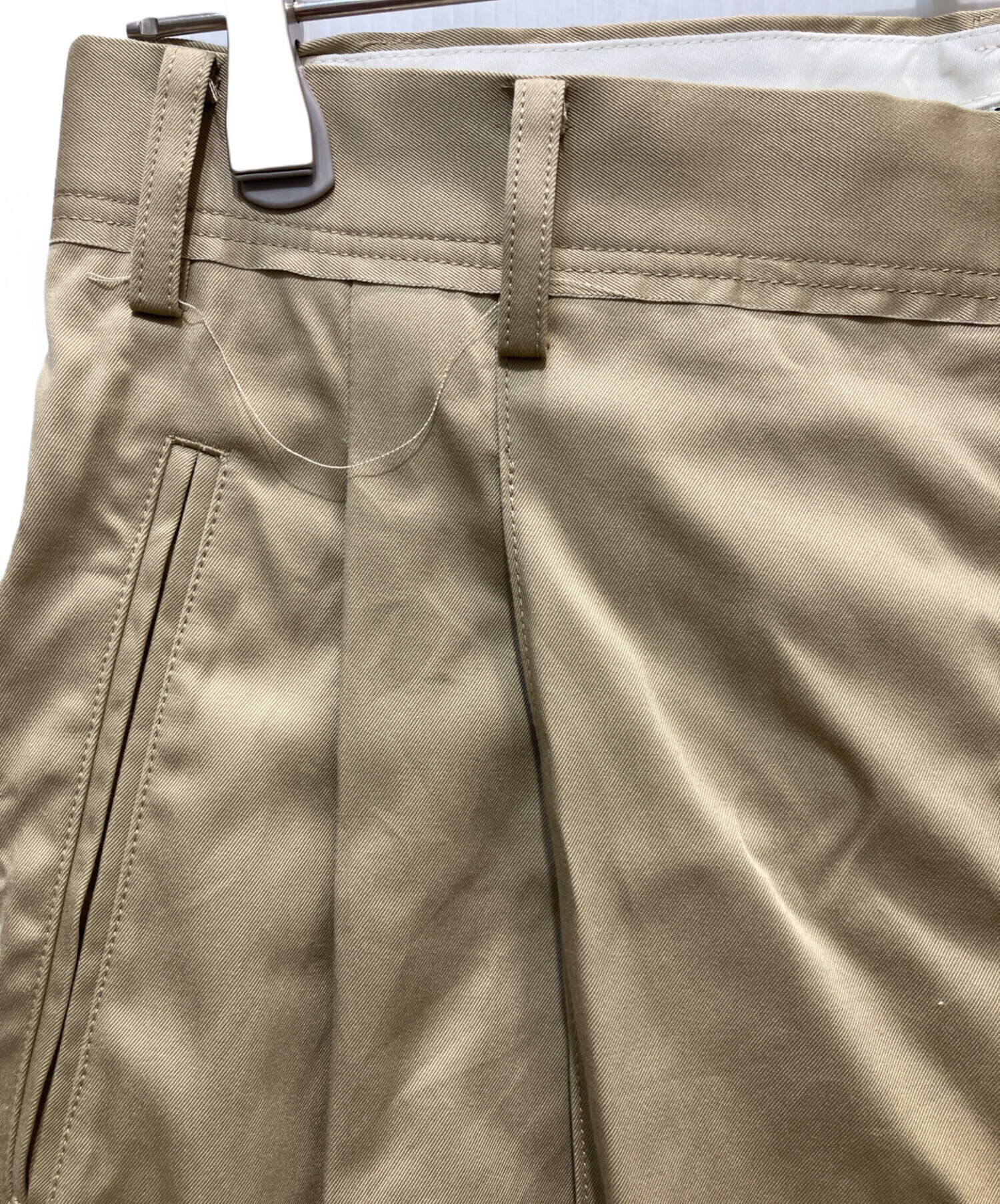 中古・古着通販】KHOKI (コッキ) Pleated Chino Pants ベージュ サイズ