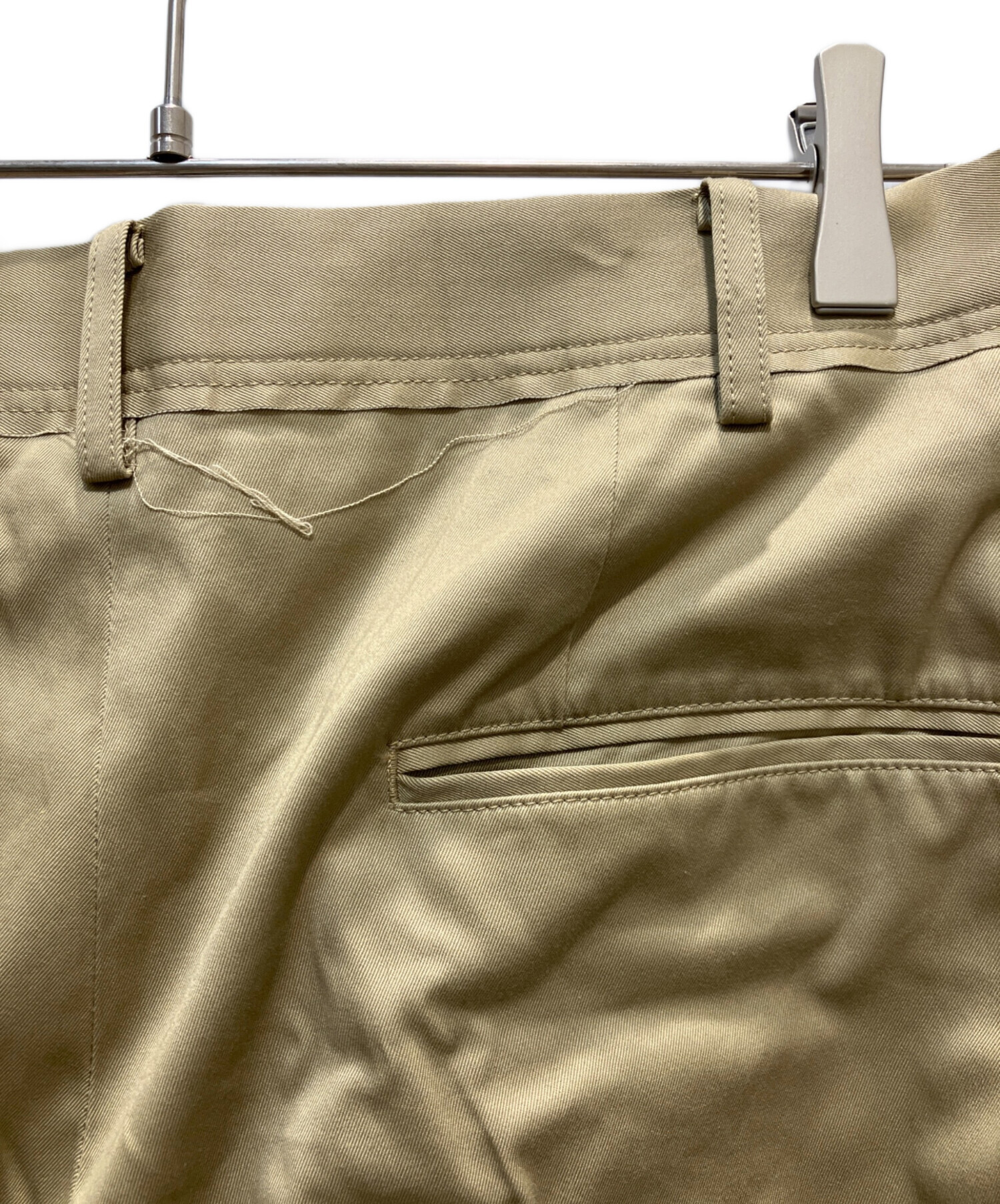 中古・古着通販】KHOKI (コッキ) Pleated Chino Pants ベージュ サイズ