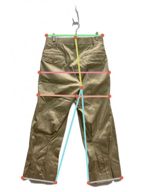 中古・古着通販】KHOKI (コッキ) Pleated Chino Pants ベージュ サイズ